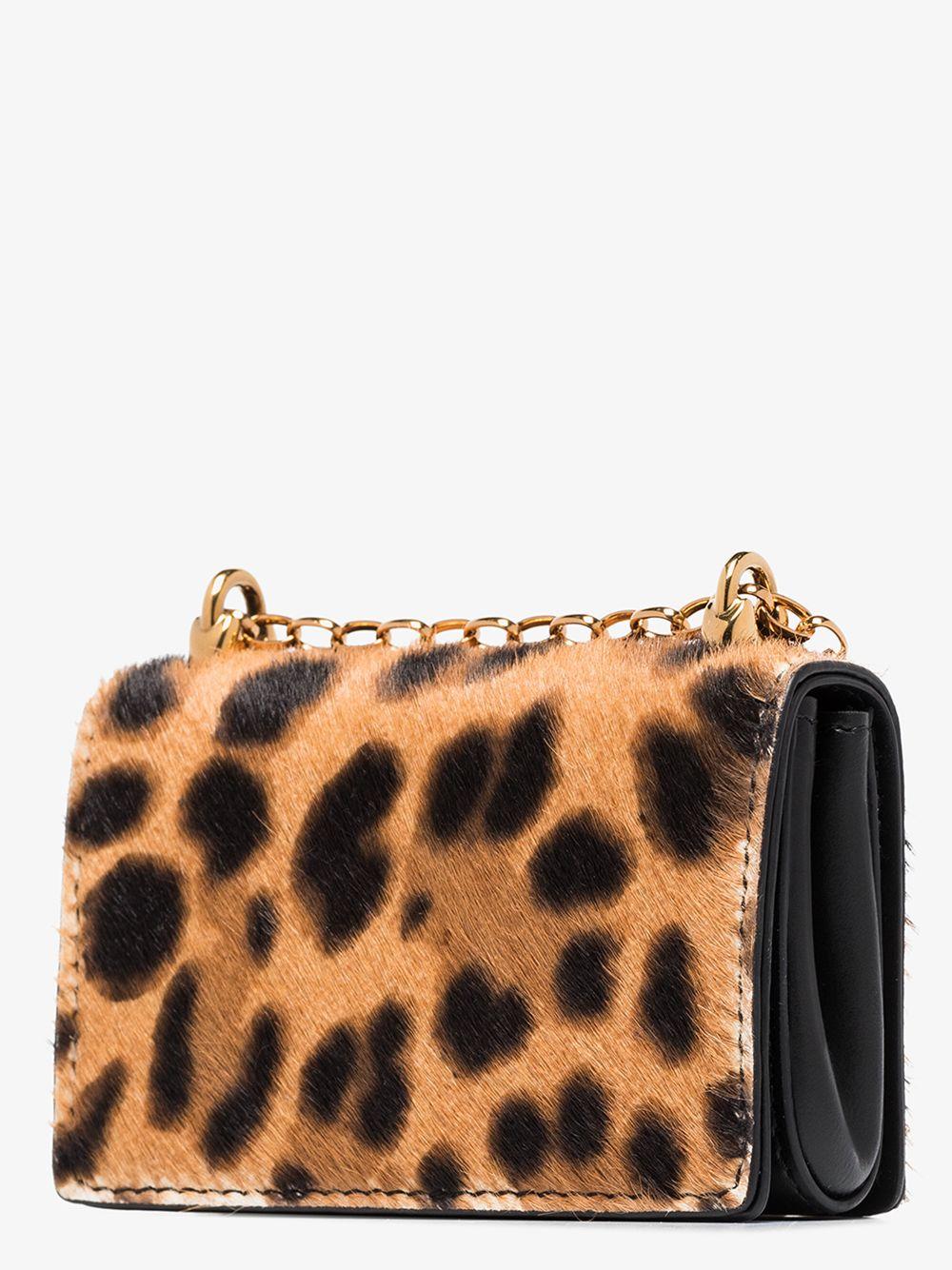 Women's Leopard-print brocade DG Girls bag, DOLCE & GABBANA