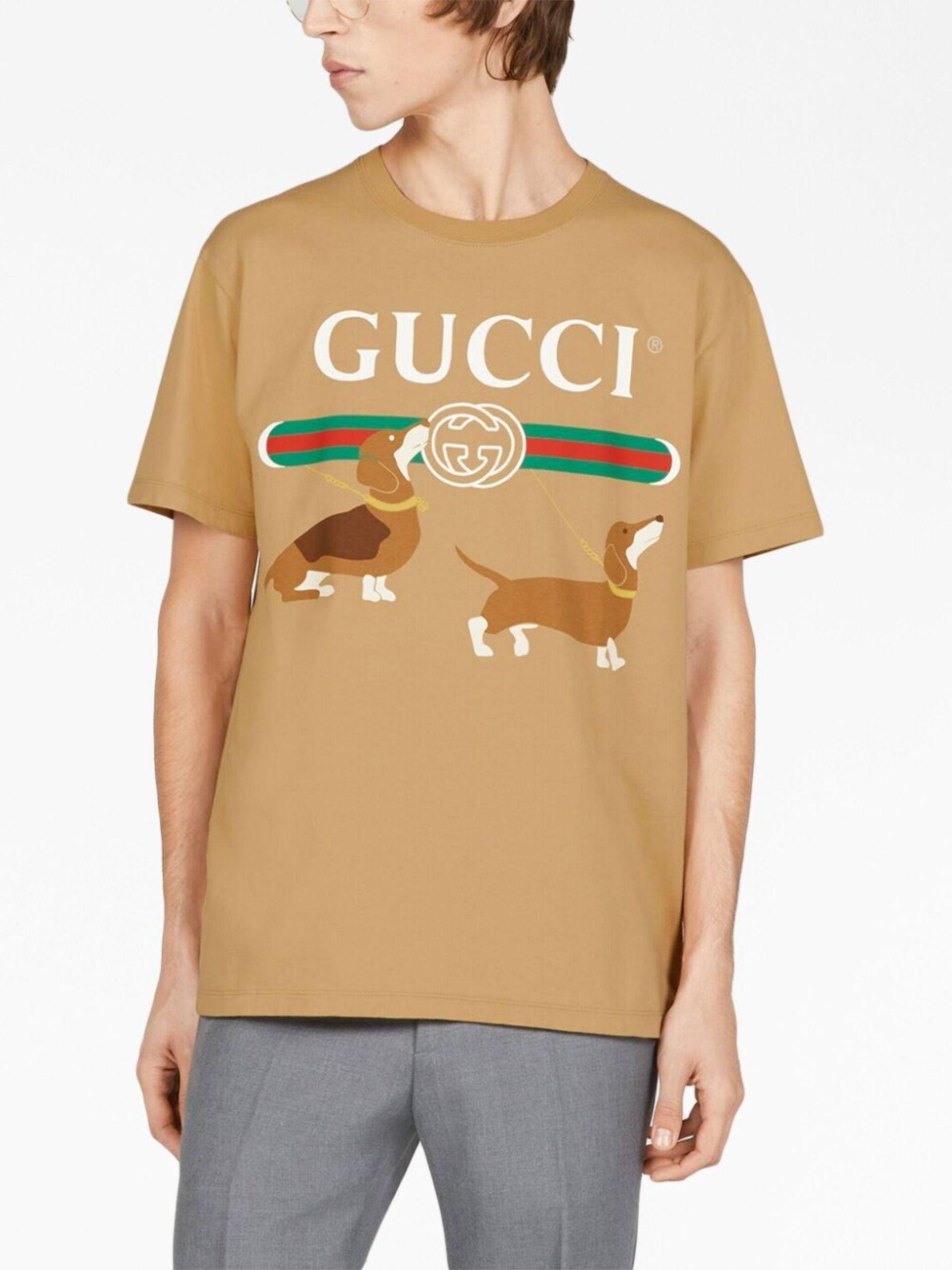 Gucci t 2025 shirt dog