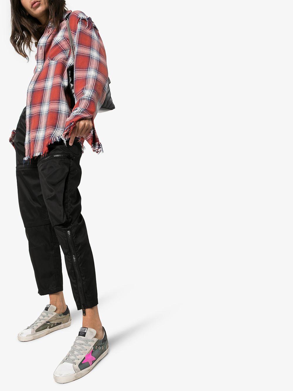 golden goose superstar camouflage print sneakers