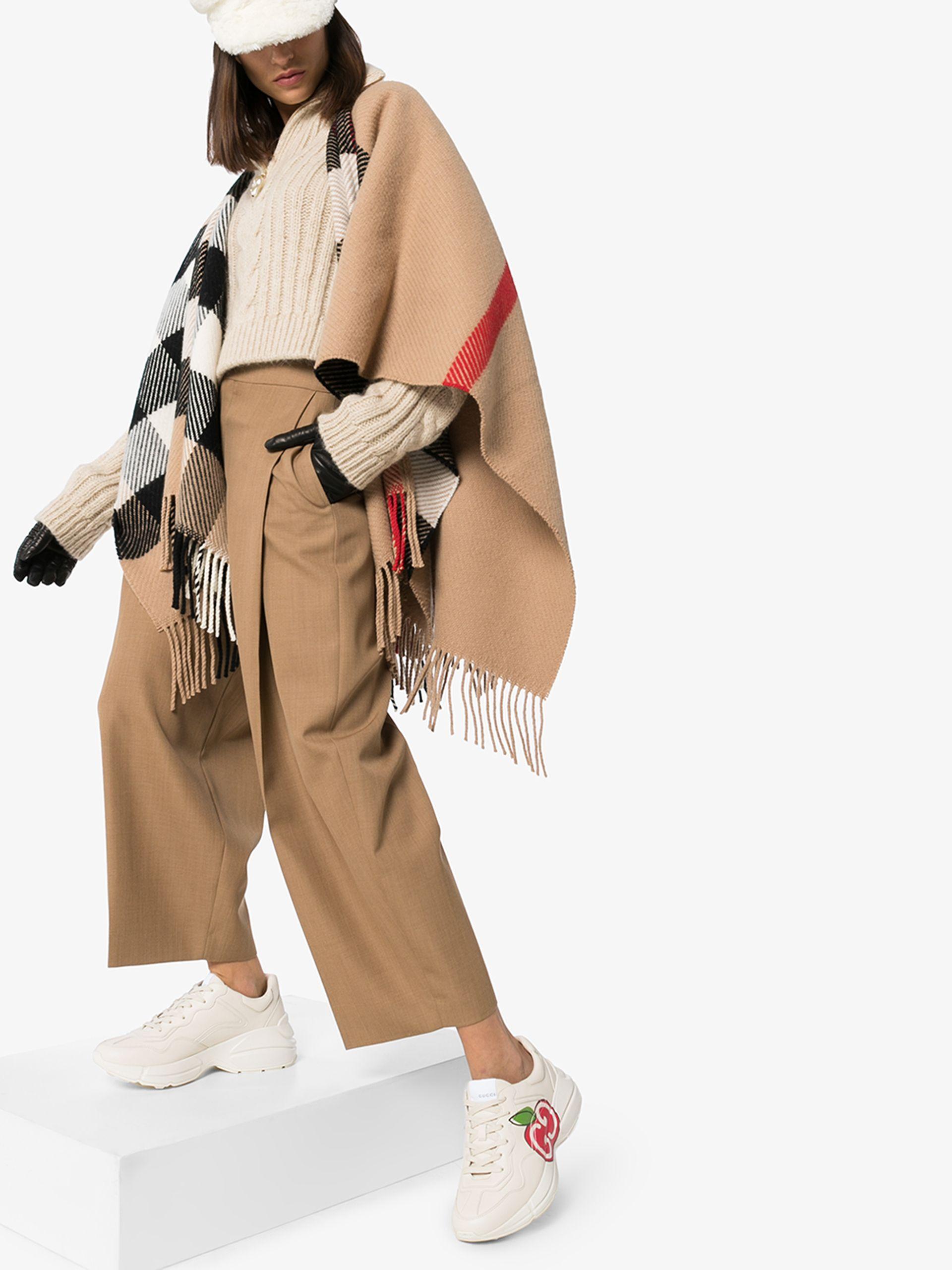 Gucci Rhyton Apple Sneakers in White Lyst Australia
