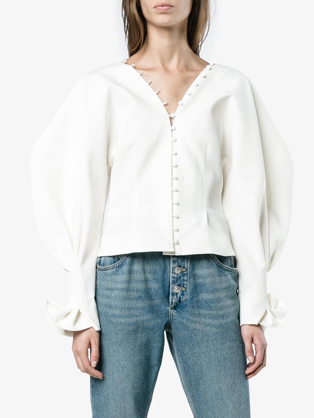 jacquemus white blouse