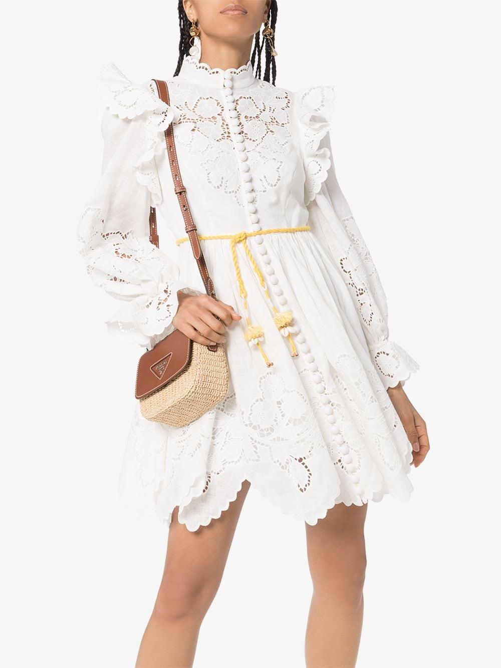 Carnaby Embroidered Mini Dress 