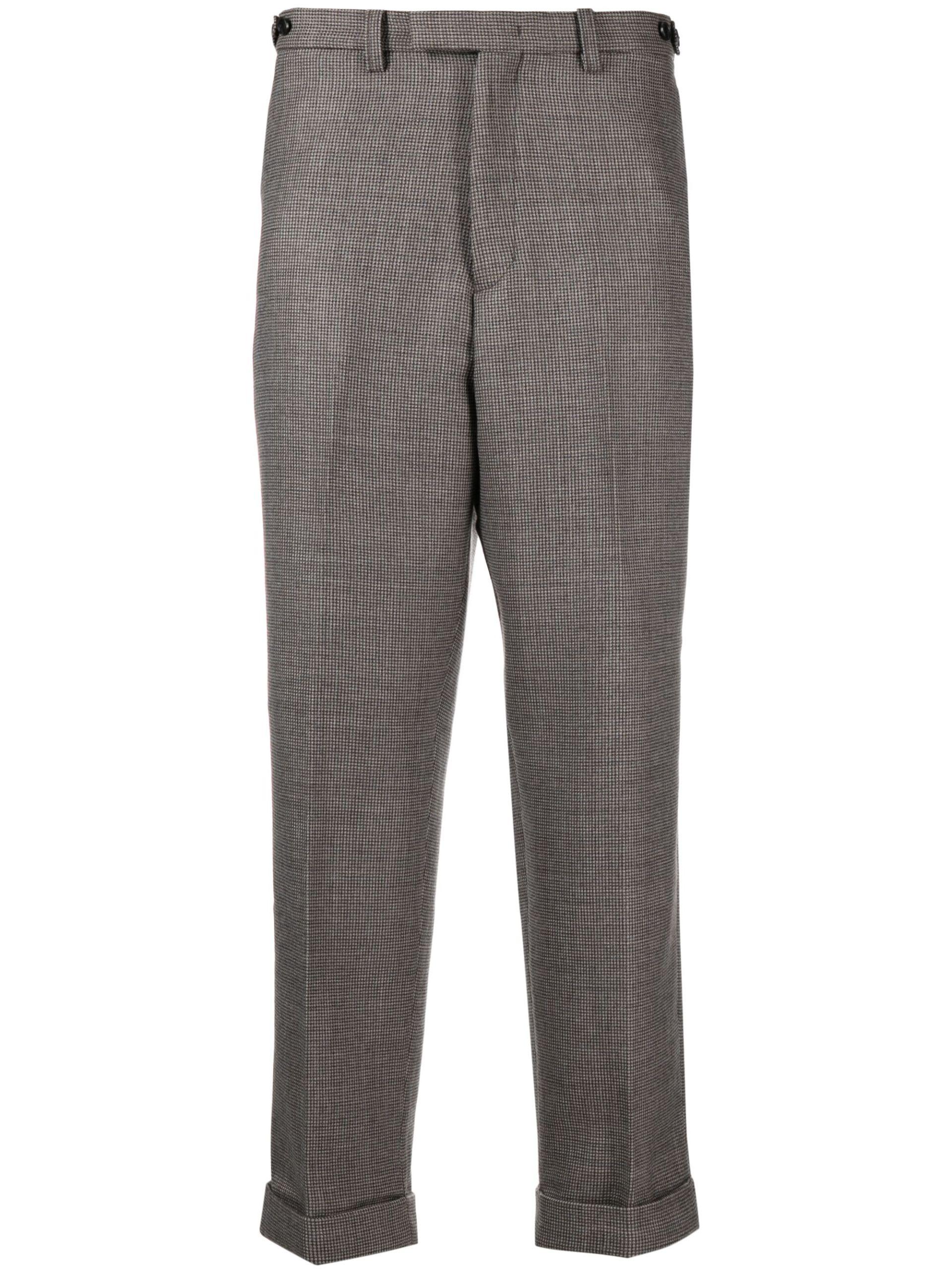 Beams Plus Herringbone Wool Tailored Trousers - Men's - Wool/cotton in Grey  for Men