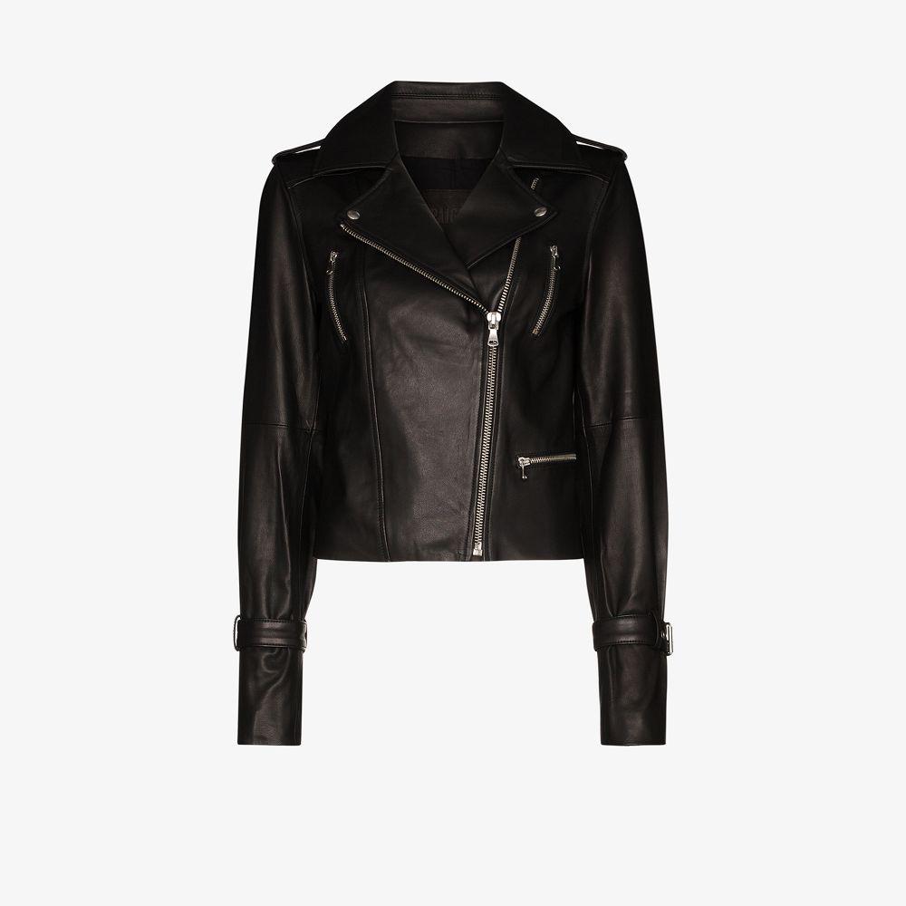 PAIGE Rayven Leather Jacket in Black - Save 14% - Lyst