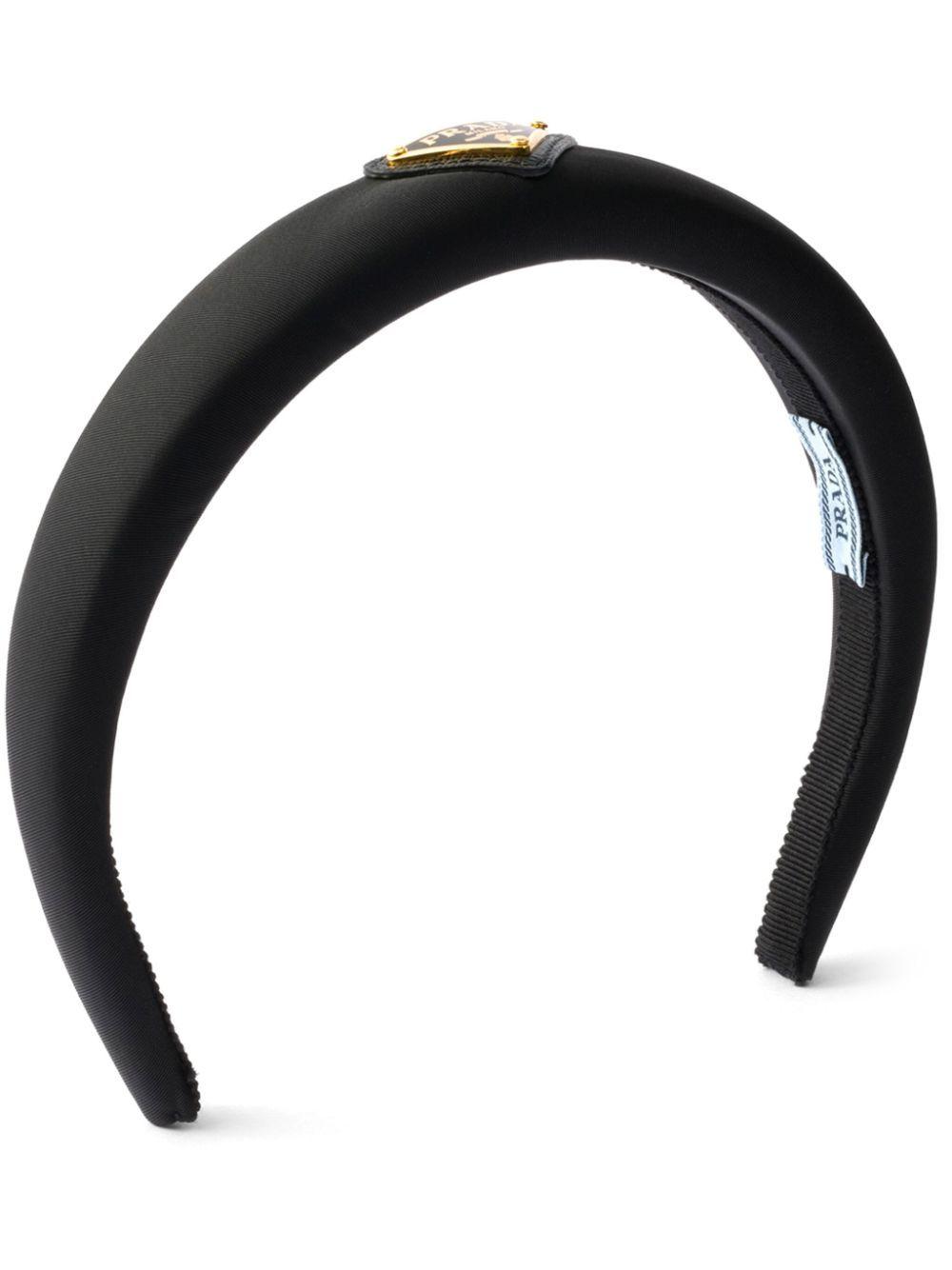 Prada Re Nylon Headband in Black Lyst UK