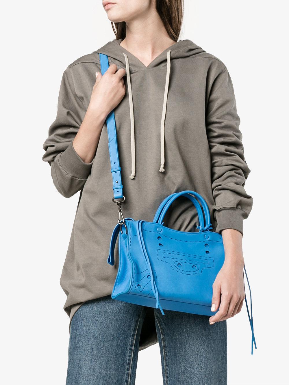 balenciaga blackout city small