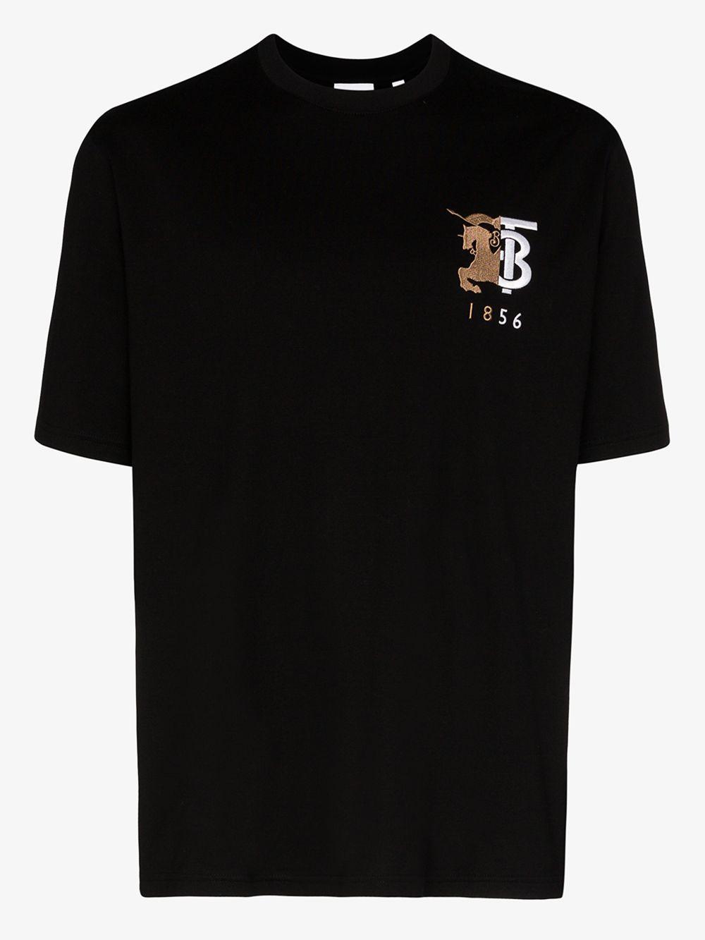 burberry men's black t shirt