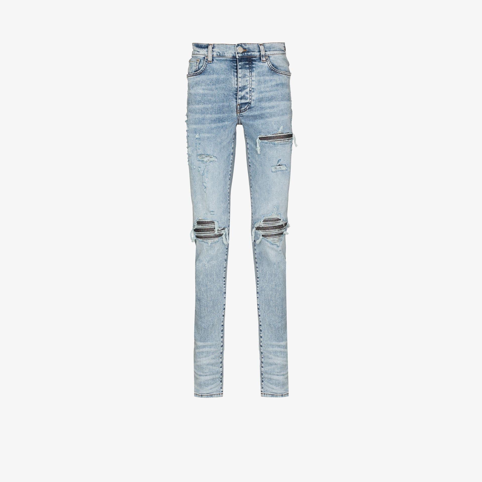 Amiri Mx1 Iridescent Skinny Jeans in Blue for Men | Lyst