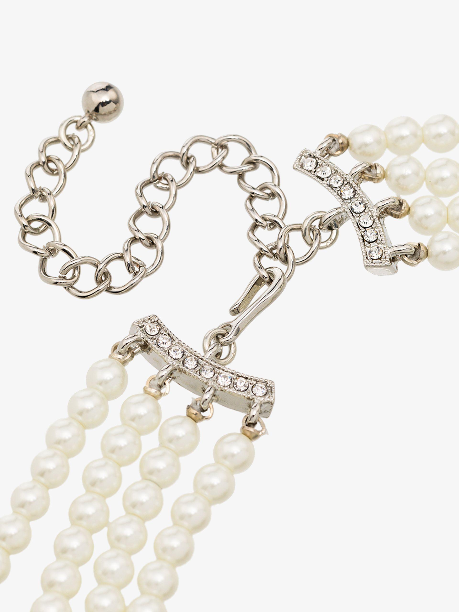 Pearl-embellished Choker Necklace 