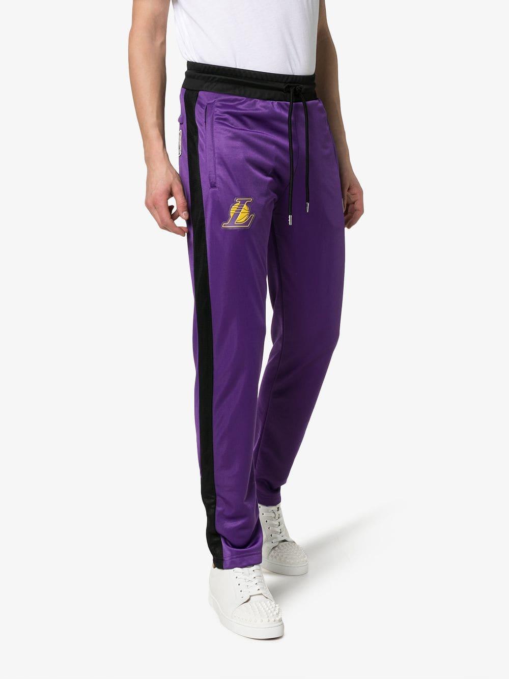 lakers purple sweatpants
