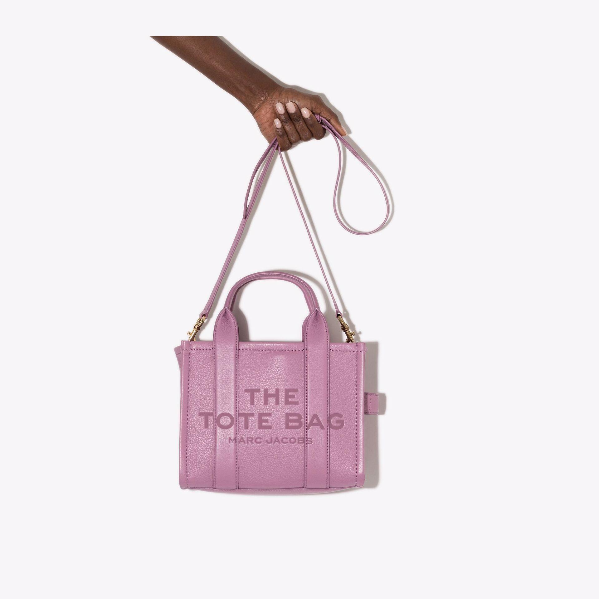 MARC JACOBS: The Tote Bag hammered leather bag - Pink  Marc Jacobs tote  bags H004L01PF21 online at