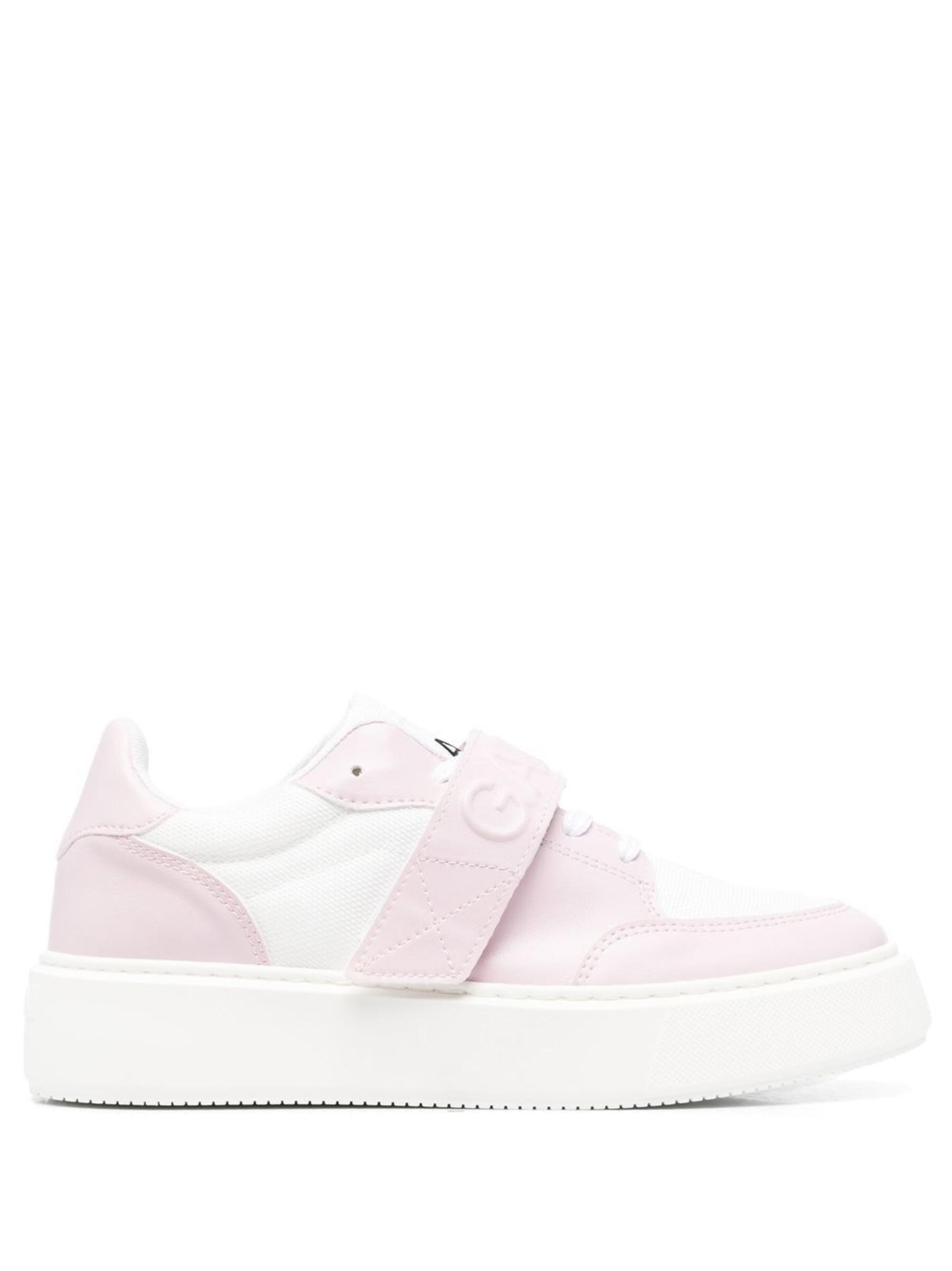 Ganni Touch-strap Low-top Sneakers in Pink | Lyst