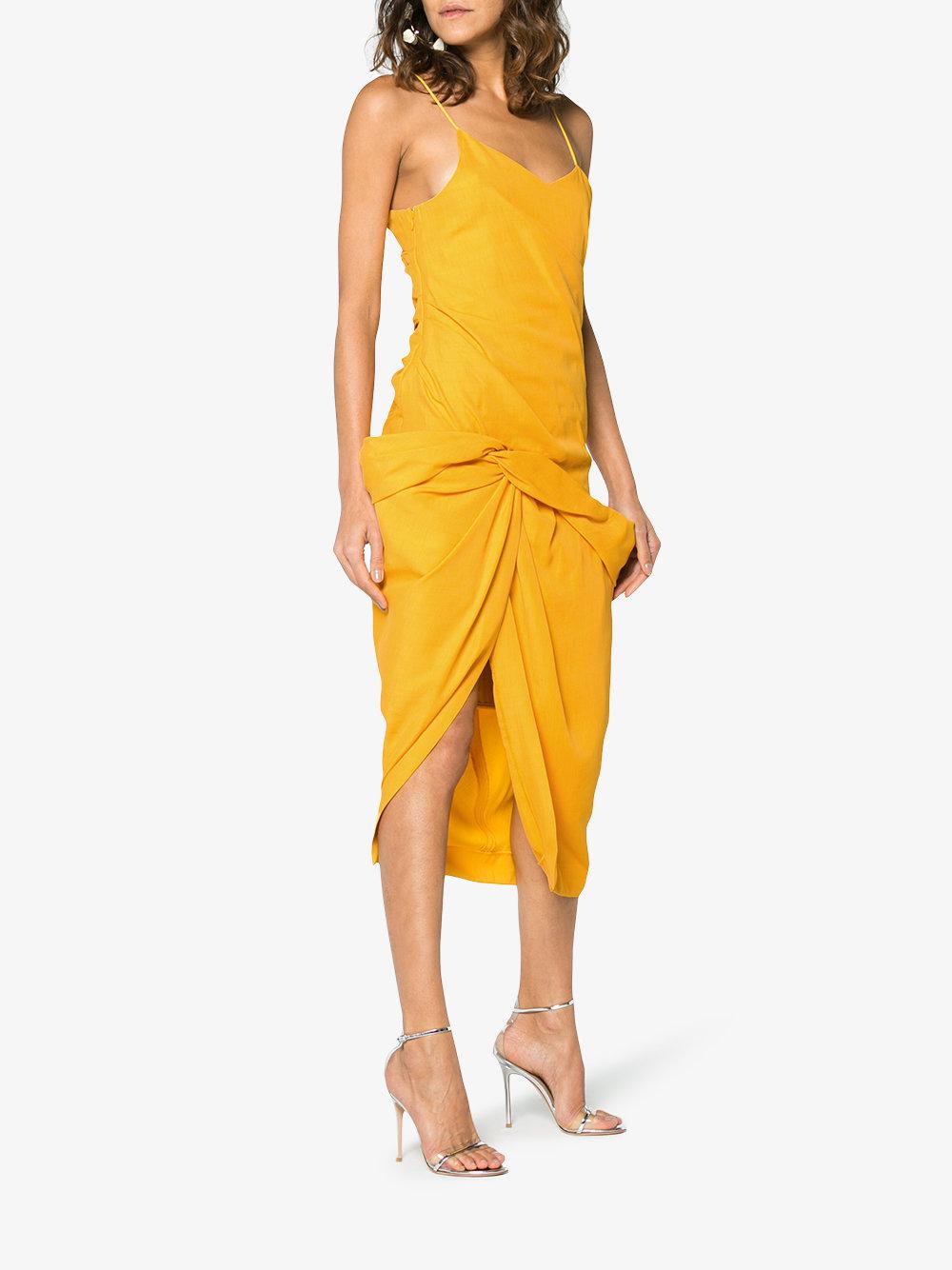 jacquemus yellow dress
