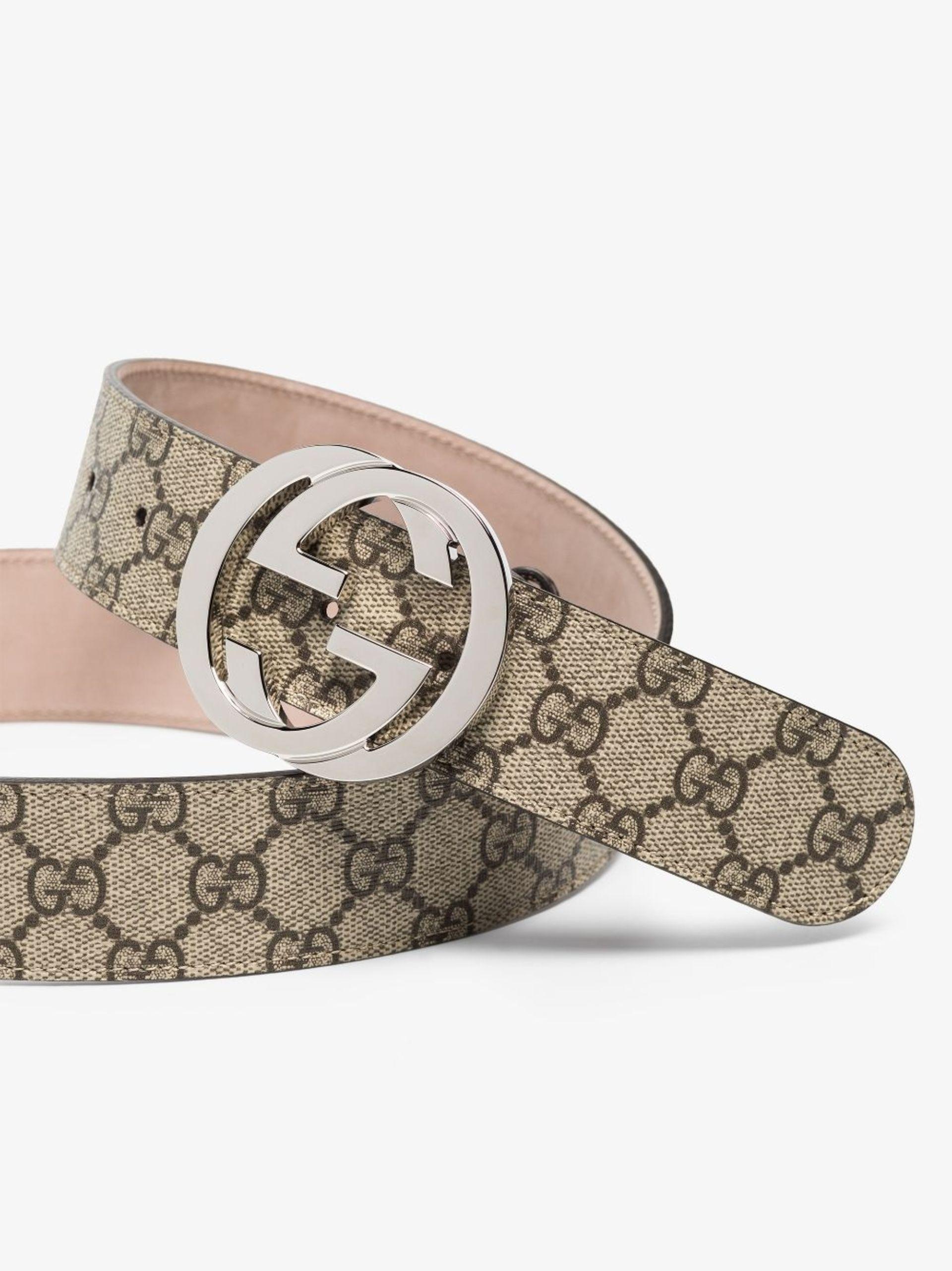 Gucci Gg-supreme Adjustable Belt