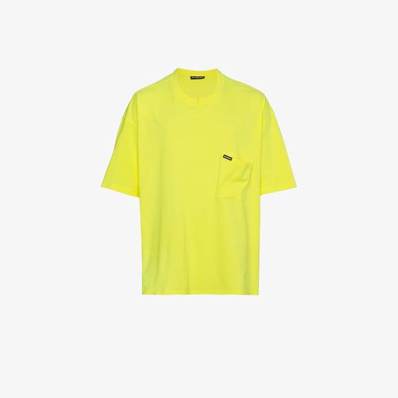 balenciaga neon yellow hoodie