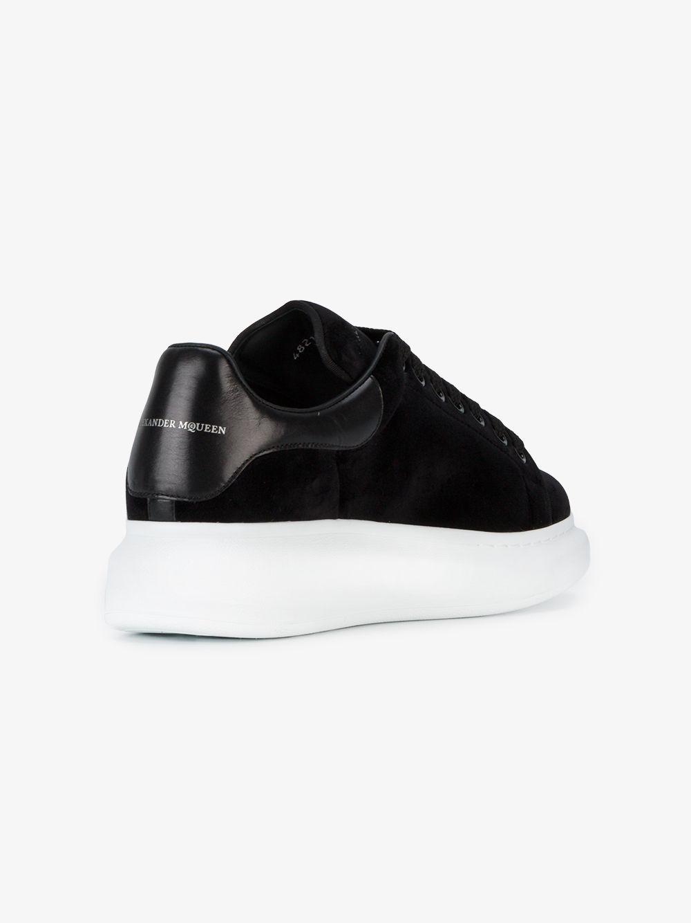 alexander mcqueen sneakers velvet black