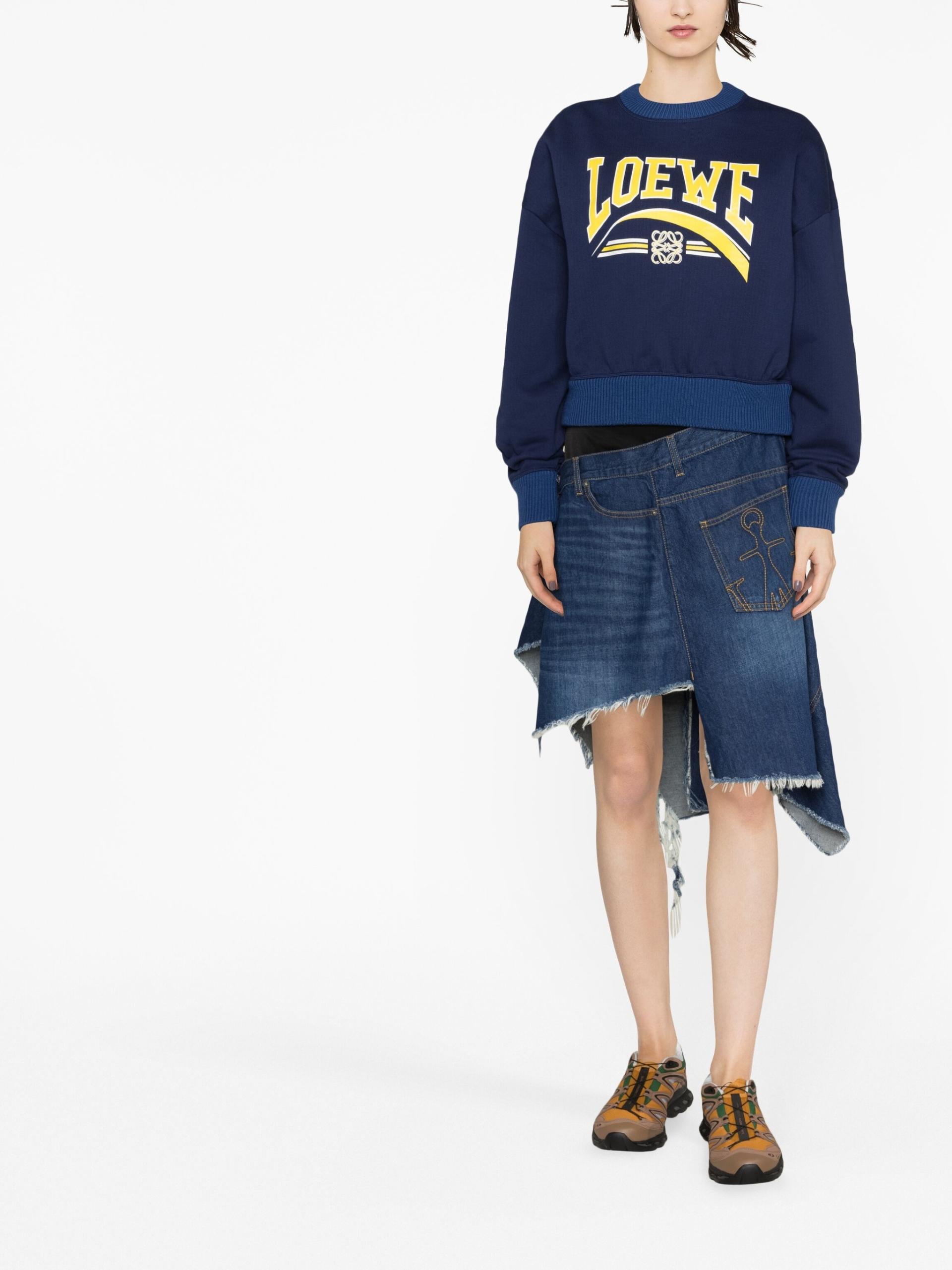 Logo printed cotton sweatshirt