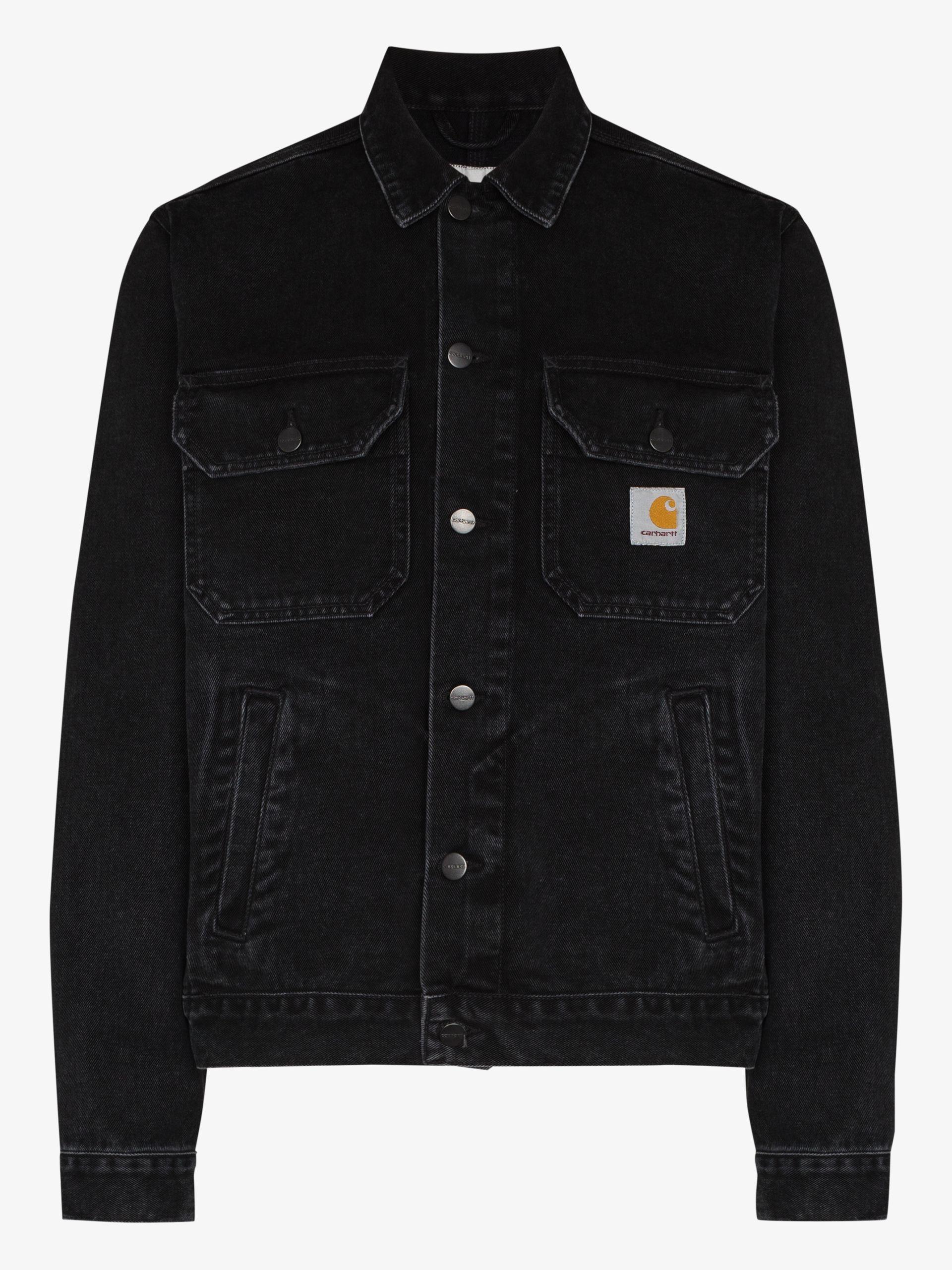 Carhartt WIP Stetson Denim Jacket in Black for Men | Lyst