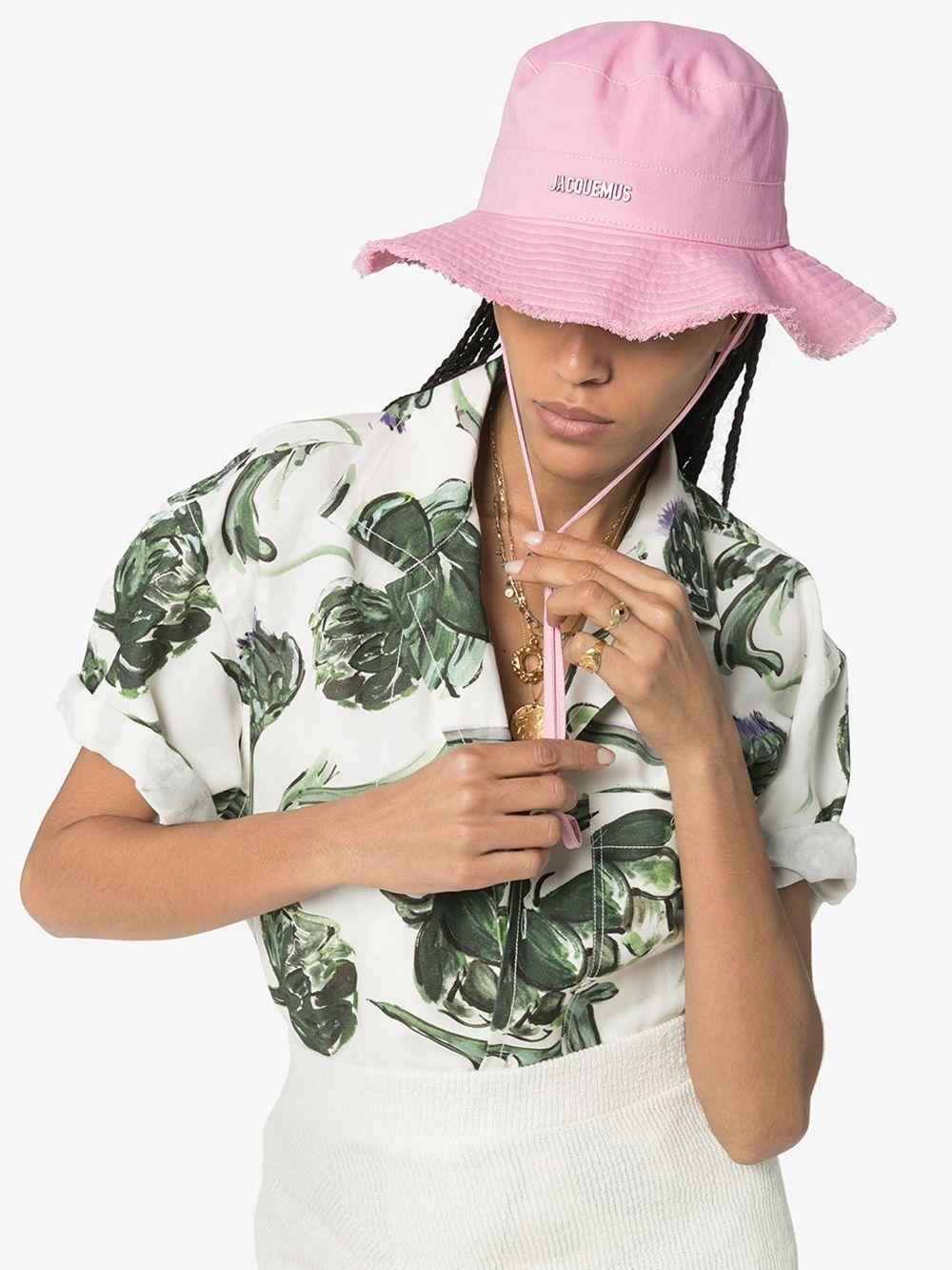 Jacquemus Pink Le Bob Artichaut Bucket 