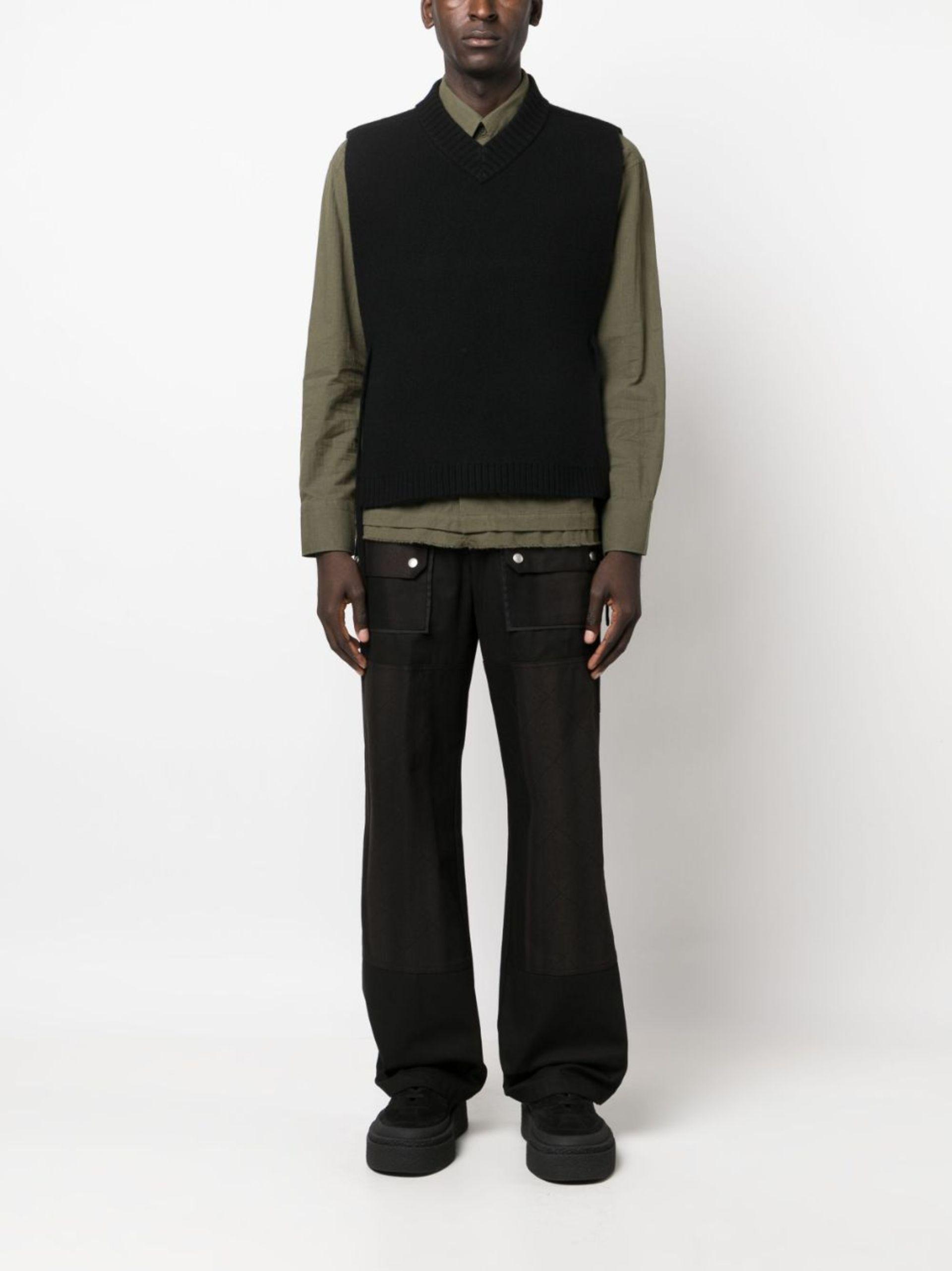 Craig Green Side-tie Wool Vest - Men's - Wool in Black for Men | Lyst