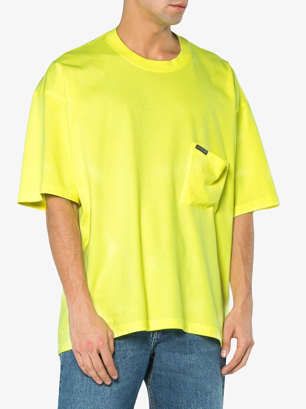 balenciaga shirt yellow