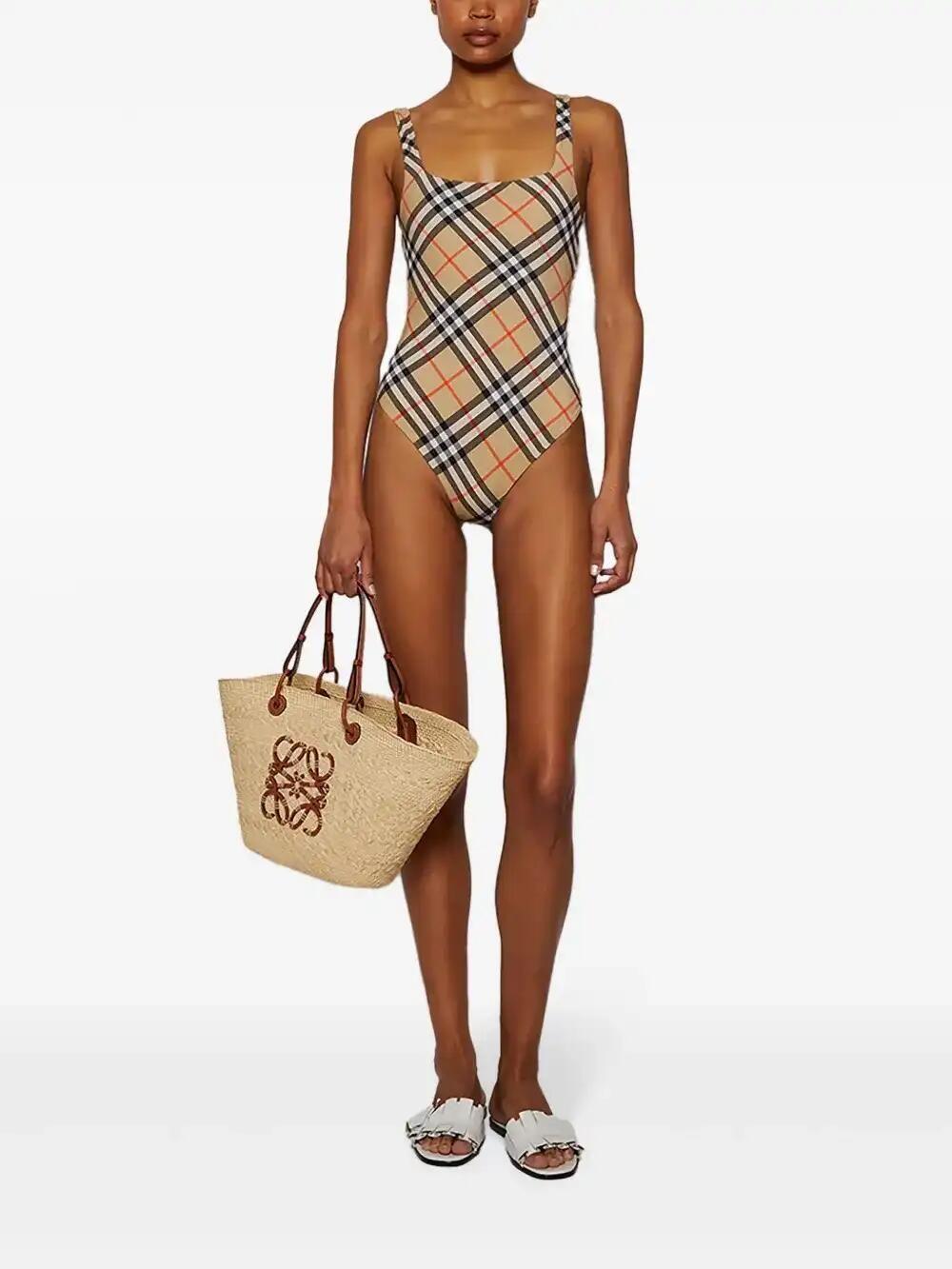 ワンピース水着 Burberry Printed stretch nylon swimsuit (8100758 B9368) One-piece swimsuit Burberry Multicolour size XS