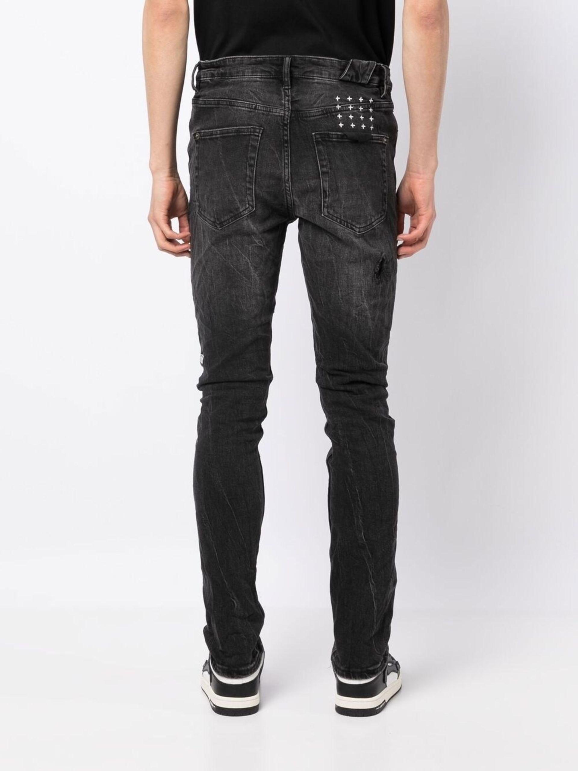 Ksubi Black Chitch Streets Skinny Jeans in Gray for Men | Lyst