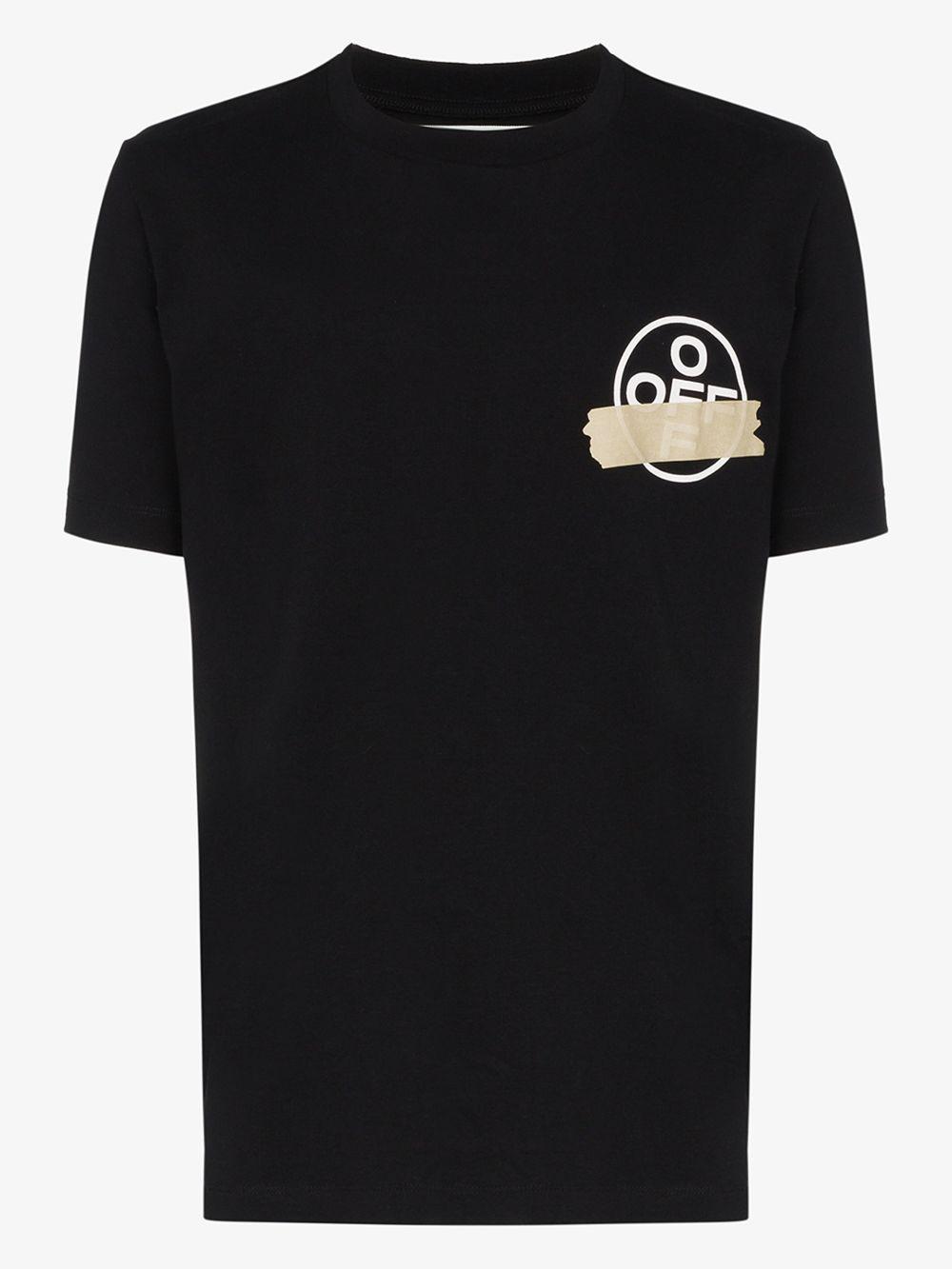 Off-White c/o Virgil Abloh Tape Arrows Oversized T-shirt in Black 