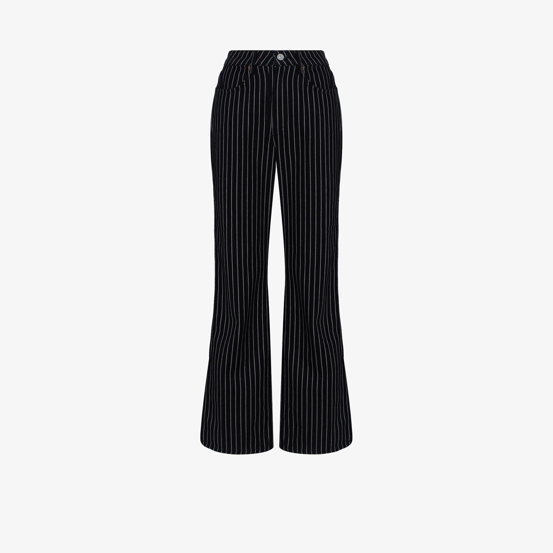 Reformation Denim Georgia Pinstripe 