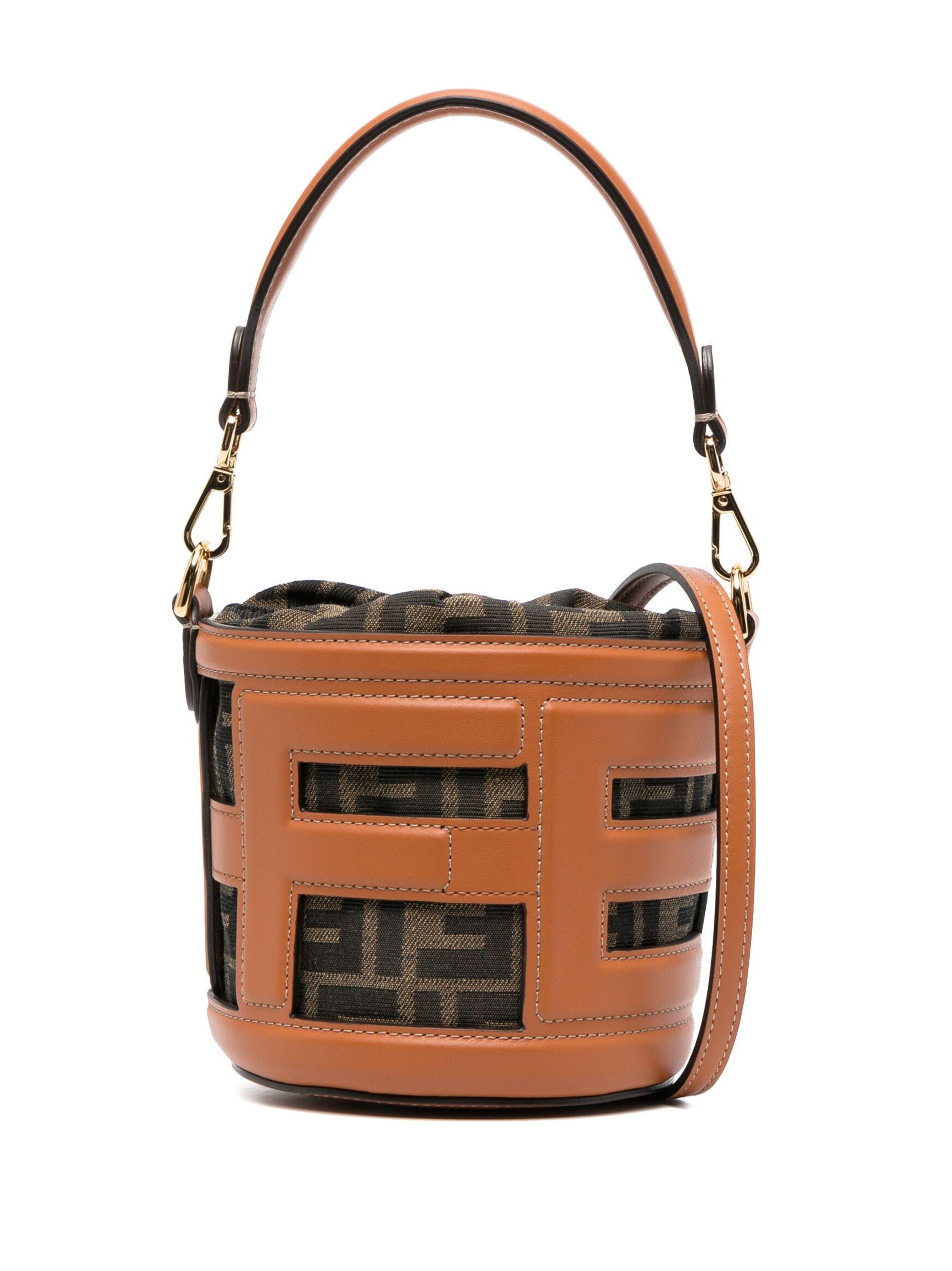 Fendi Step Out Mini Bag - Women's - Calf Leather/fabric in Fendi Step Out Mini Bag - Women's - Calf Leather/fabric in
