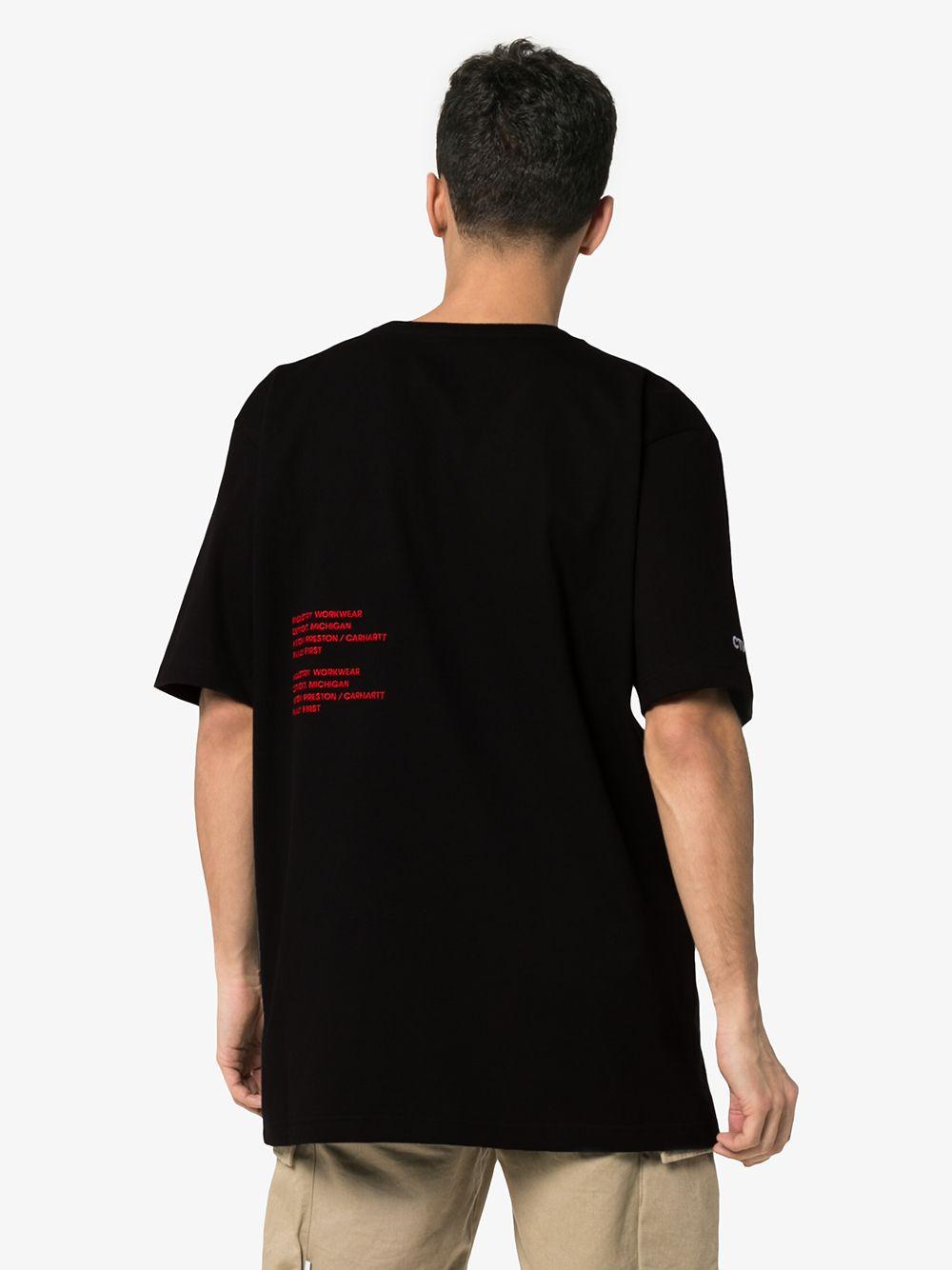 Heron Preston Embroidered Oversized Carhartt T-shirt in Black for 