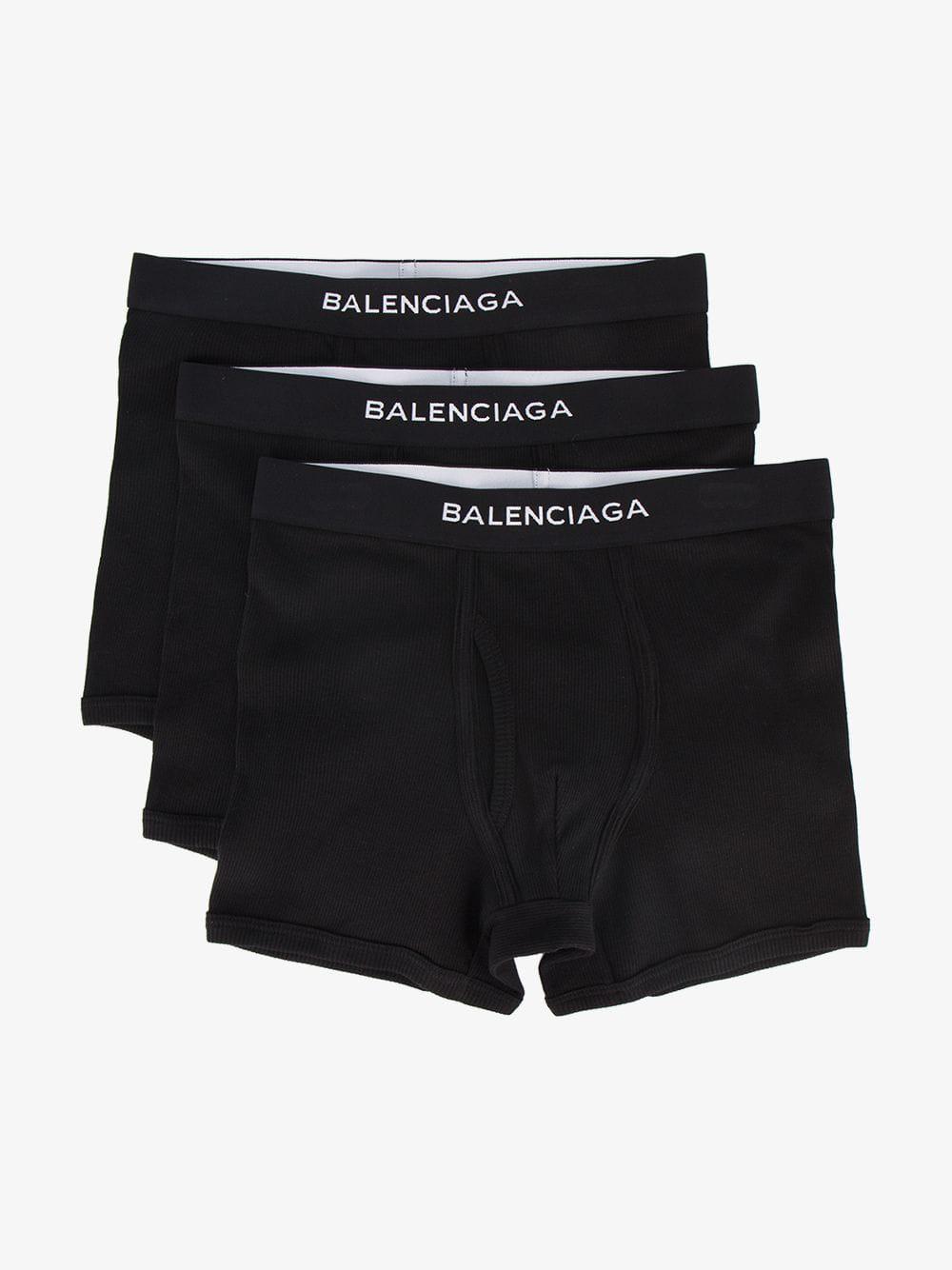overtale tag på sightseeing tjære Balenciaga Black Boxer Briefs By for Men | Lyst