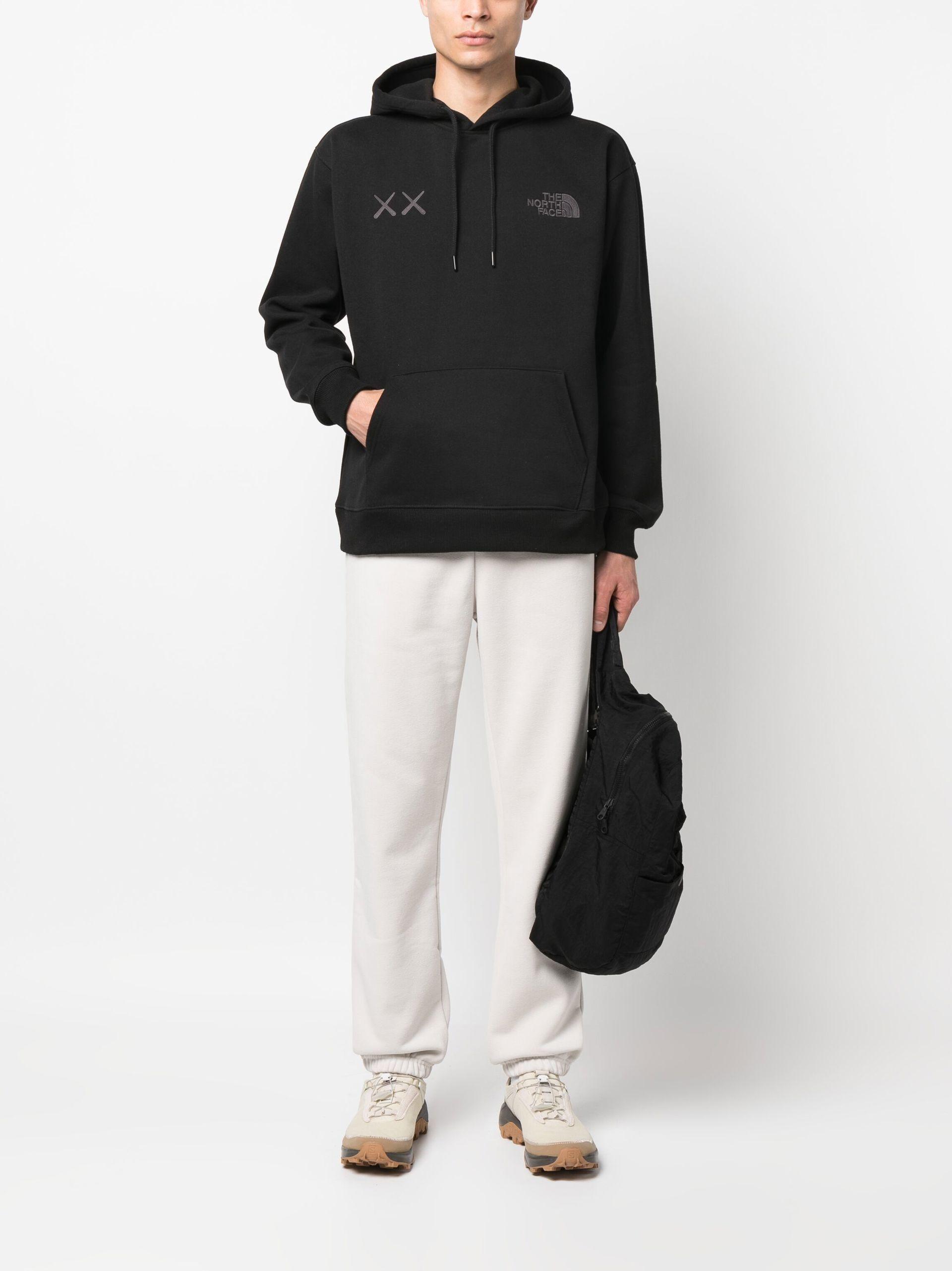 The North Face X Kaws Logo Embroidered Hoodie - Men's The North Face X Kaws Logo Embroidered Hoodie - Men's