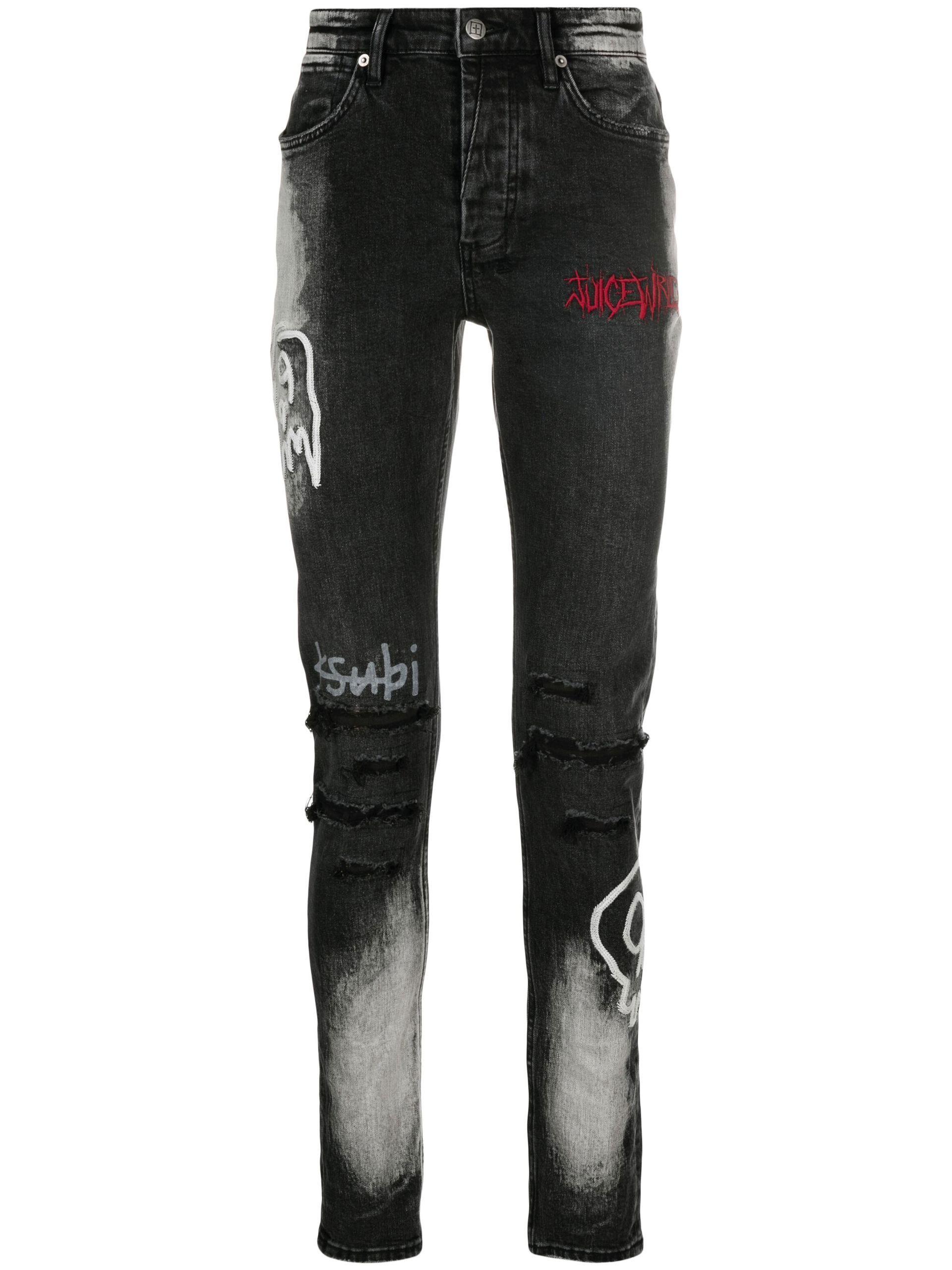 Ksubi X Juice Wrld Van Winkle 999 Heavens Jeans in Black for Men | Lyst UK