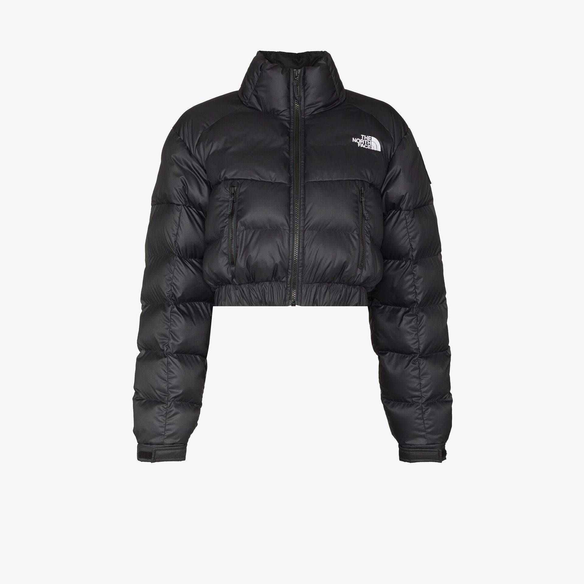 The North Face Phlego Cropped Puffer Jacket in Gray | Lyst