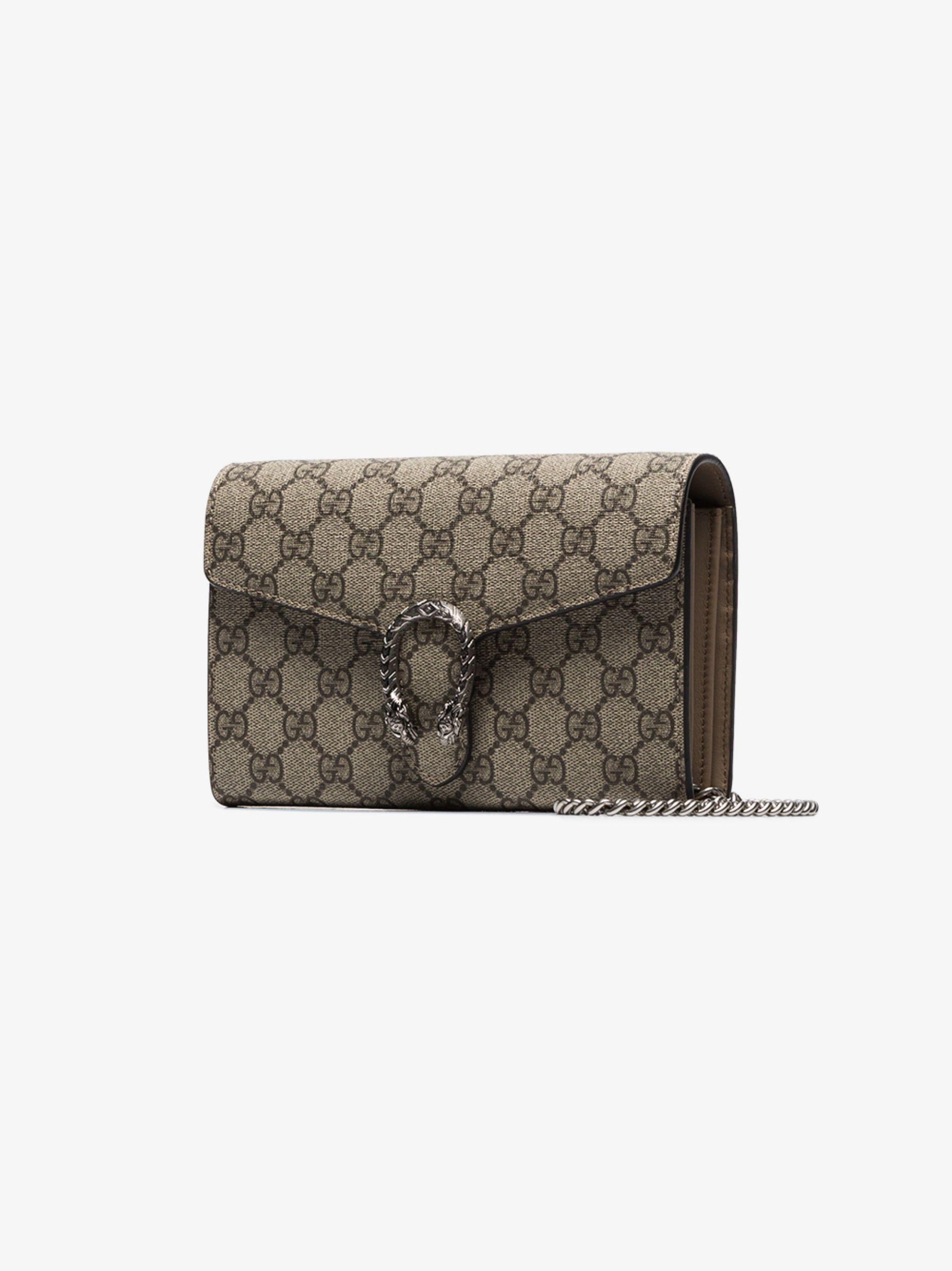 Gucci Canvas Dionysus GG Supreme Chain Shoulder Bag - Save 