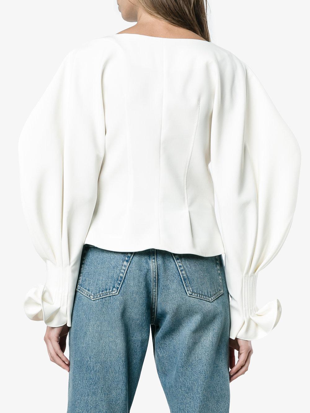 jacquemus white blouse