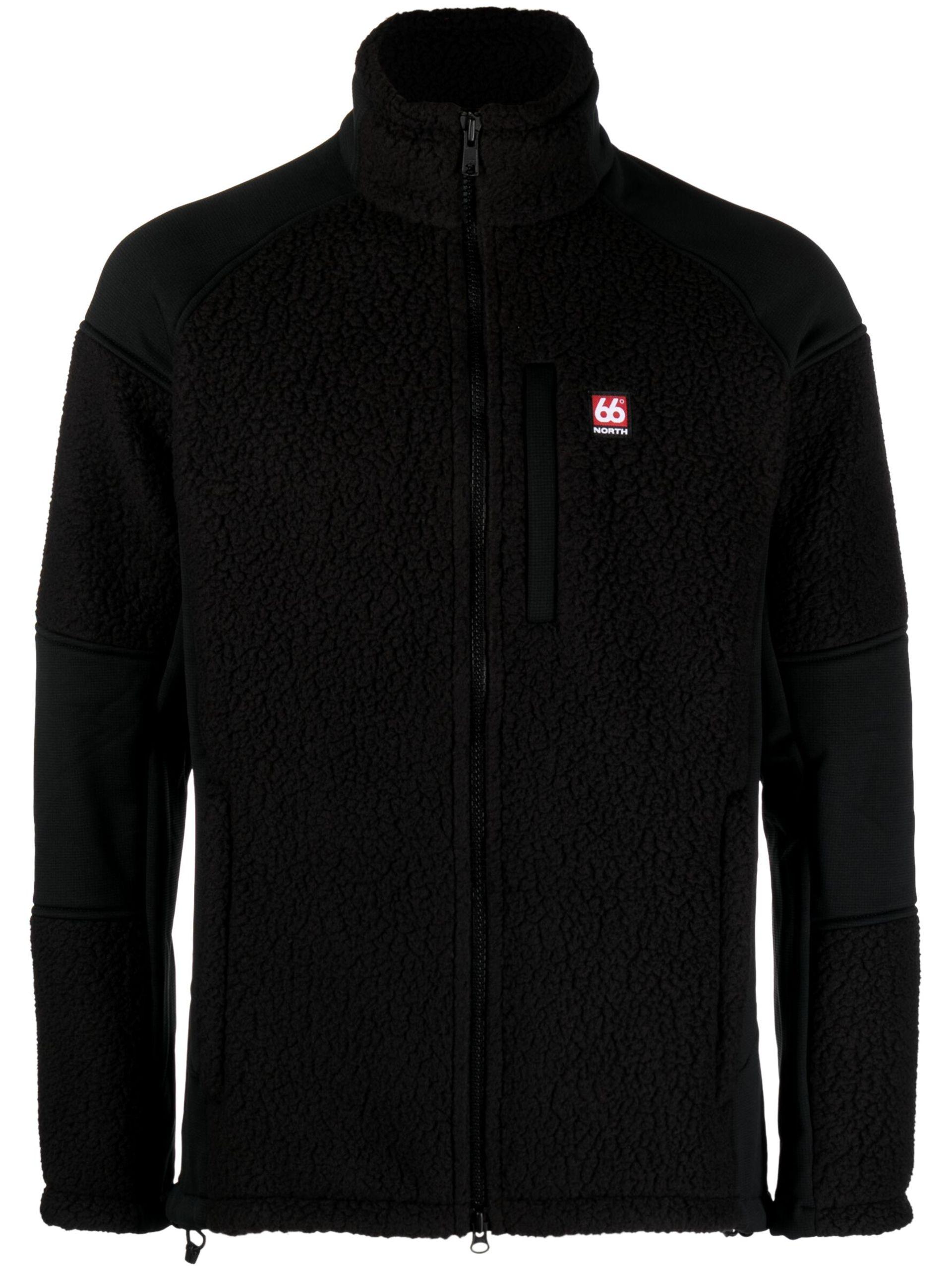 66 North Technical Shearling Tindur Fleece Jacket - Black - L