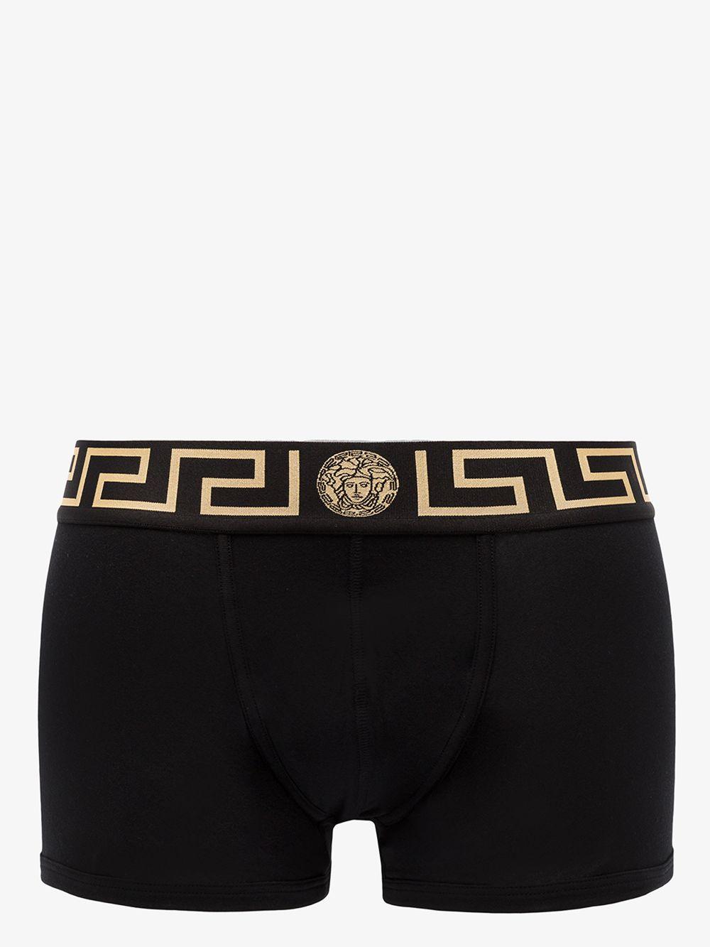 Versace Cotton Two Piece Set Logo Boxers in Black for Men - Save 43% - Lyst