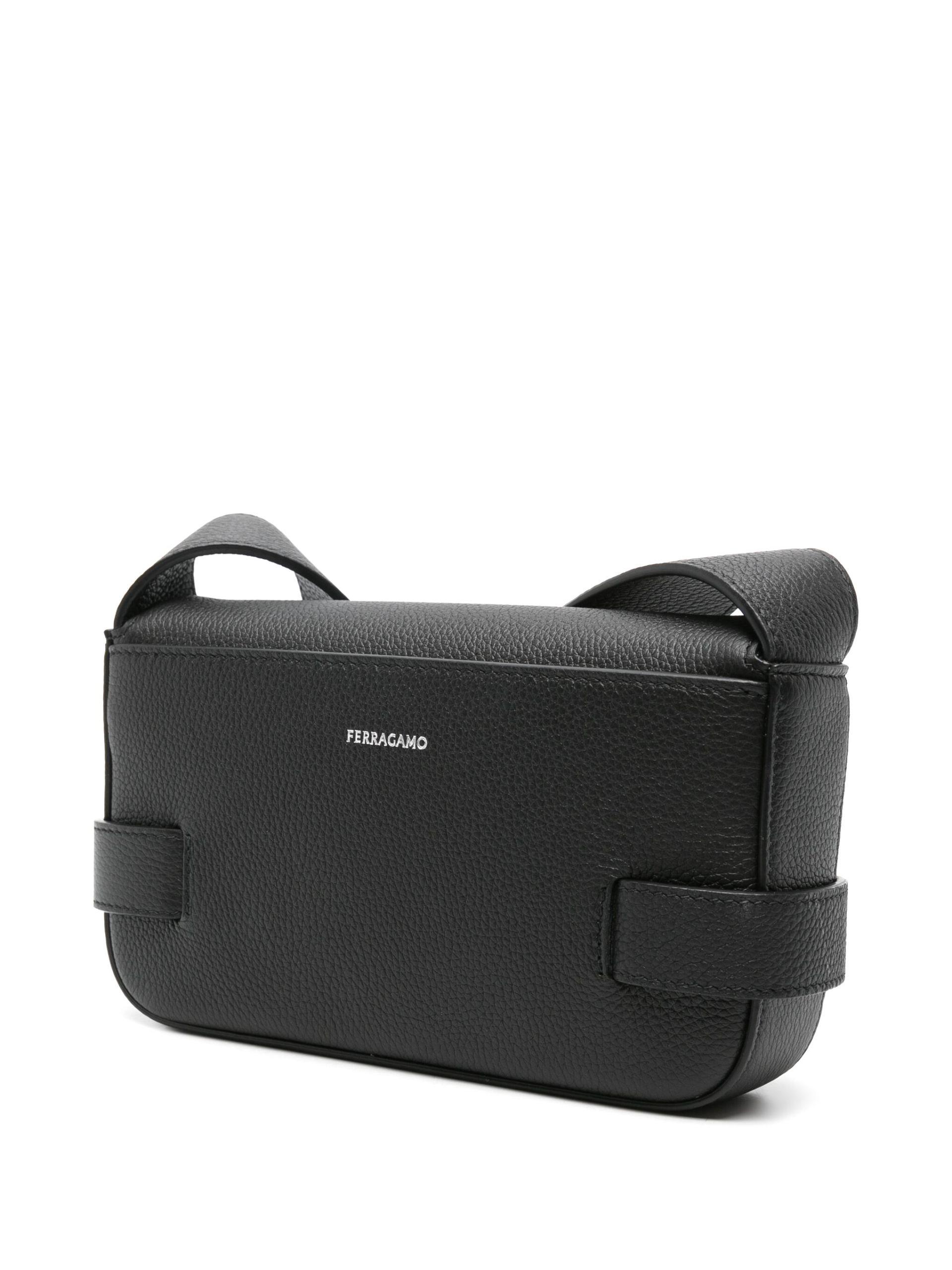 FERRAGAMO - Leather Messenger Bag