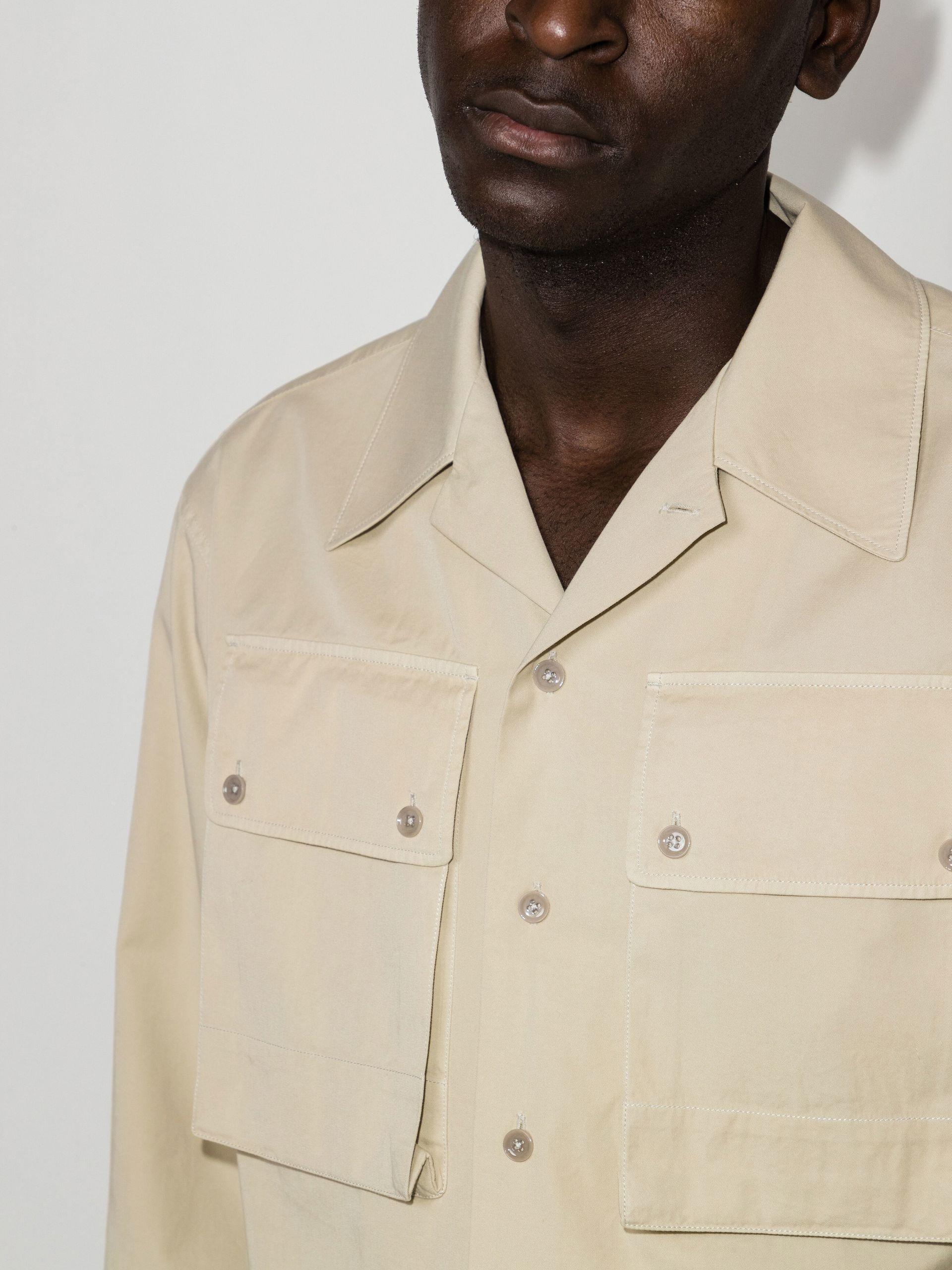 Lemaire Cotton Military Shirt in 