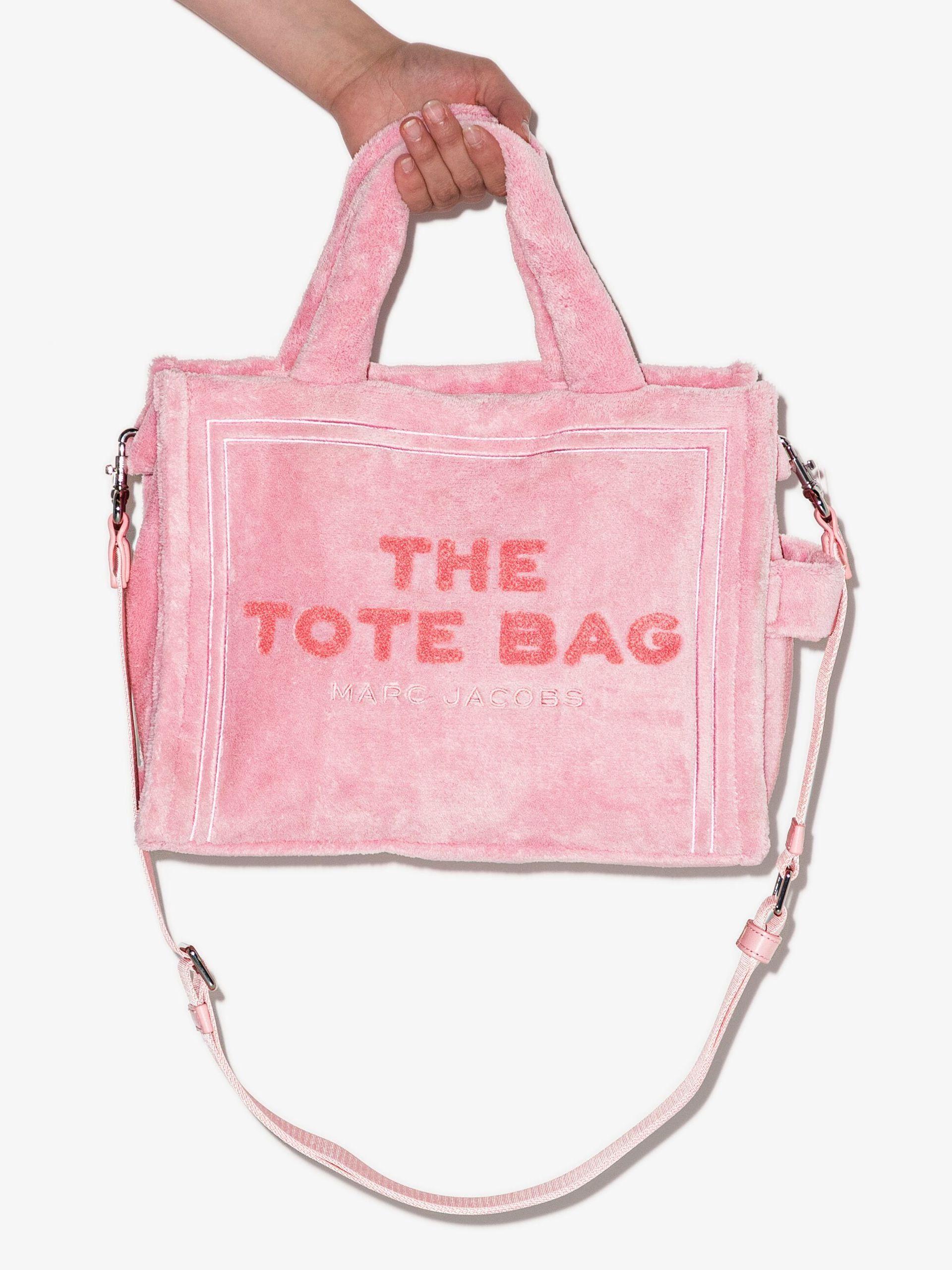 Marc Jacobs The Tote Small Terry Bag in Pink | Lyst