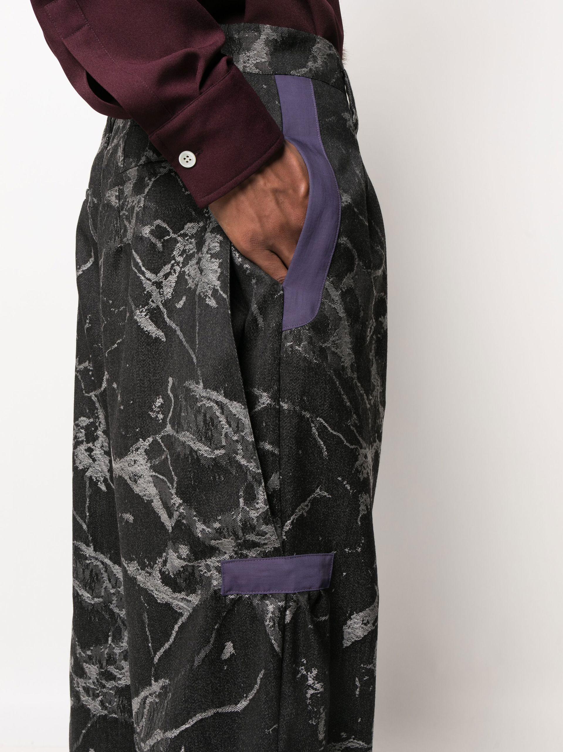 KIKO KOSTADINOV XOLO MARBLE TROUSERS