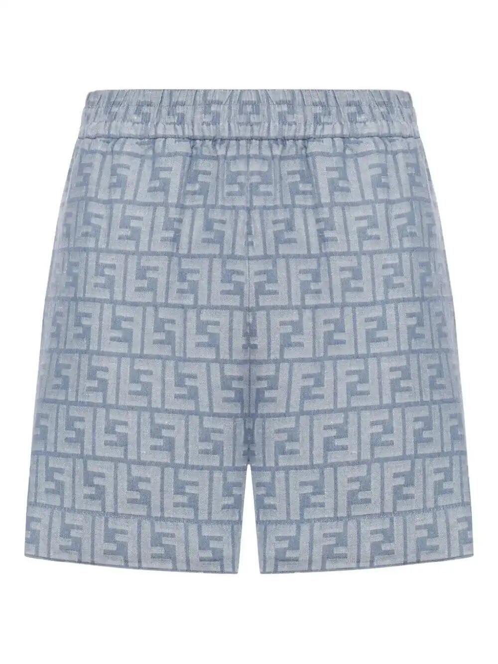 ショートパンツ FENDI SS25 'Fendi Stamp 1925' shorts (FLP861ASMB F1RX9) Fendi 'fendi stamp 1925' shorts available on julian-fashion