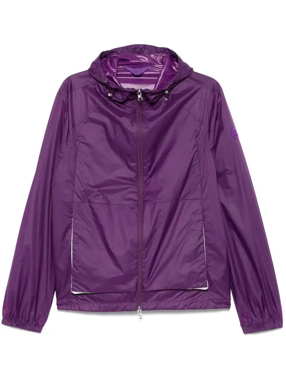 MONCLER 紫色 フード付きジャケット 18M Moncler Men's Vintage Purple Button Down Jacket Size 3 | eBay