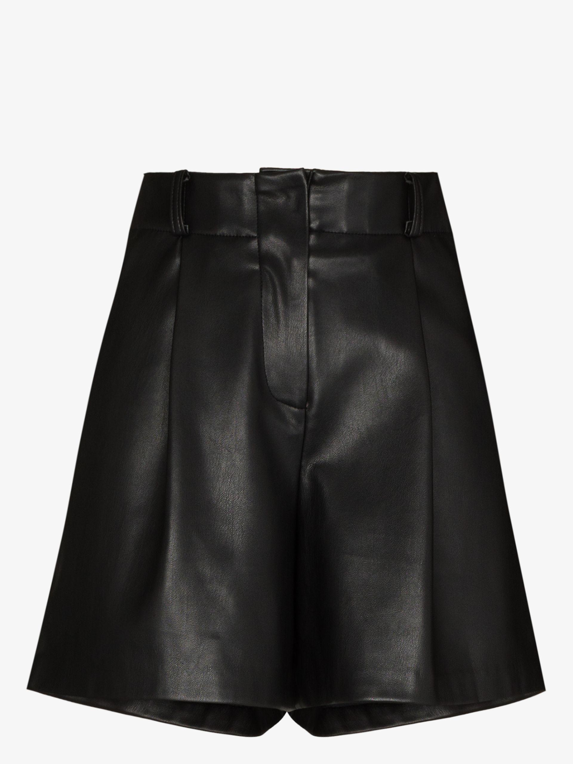 Frankie Shop Manon Pleated Faux Leather 