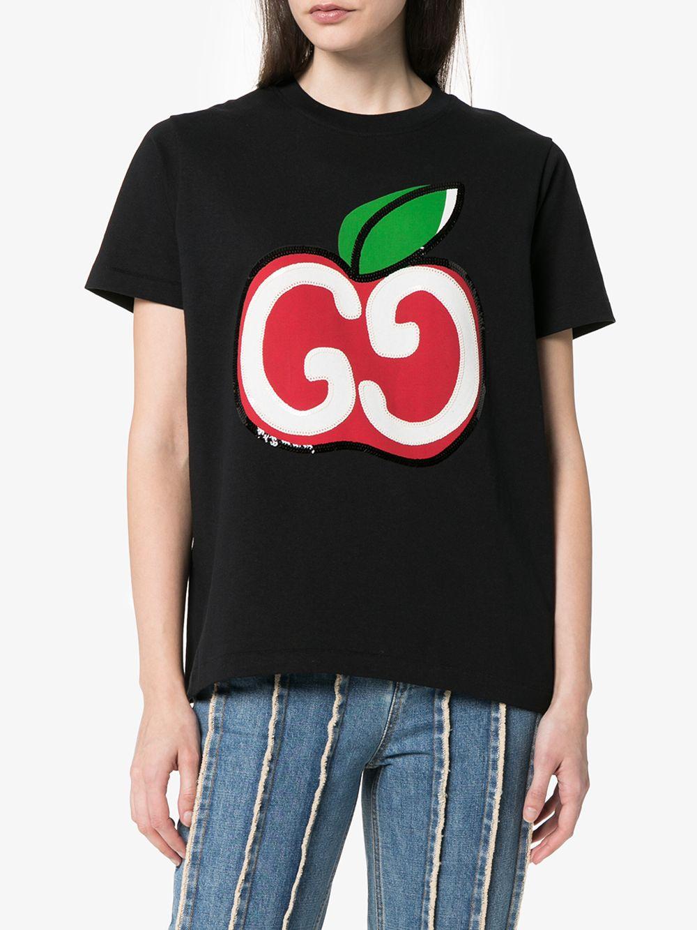 gucci apple t shirt