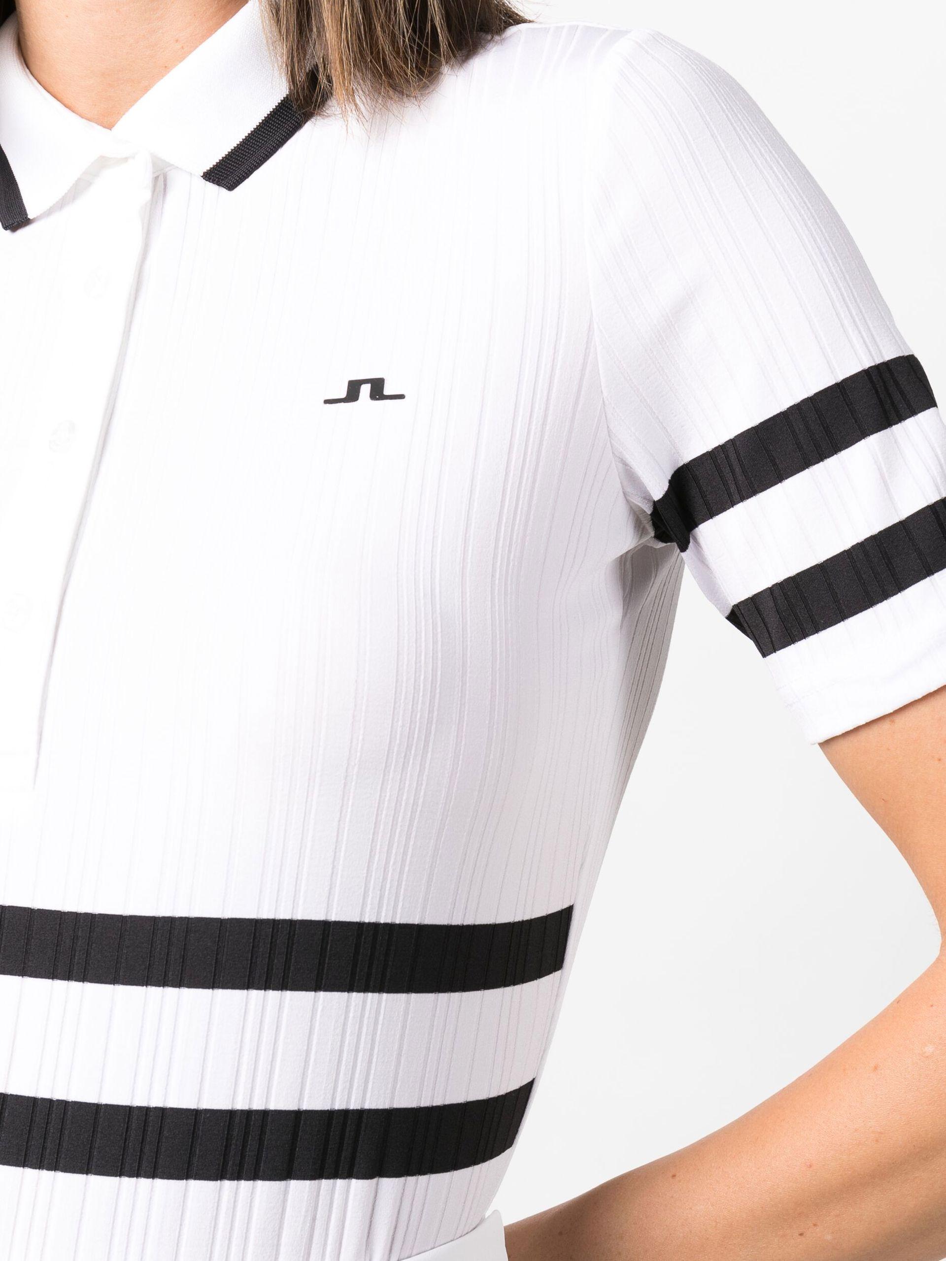 J.Lindeberg White Moira Golf Polo Shirt | Lyst