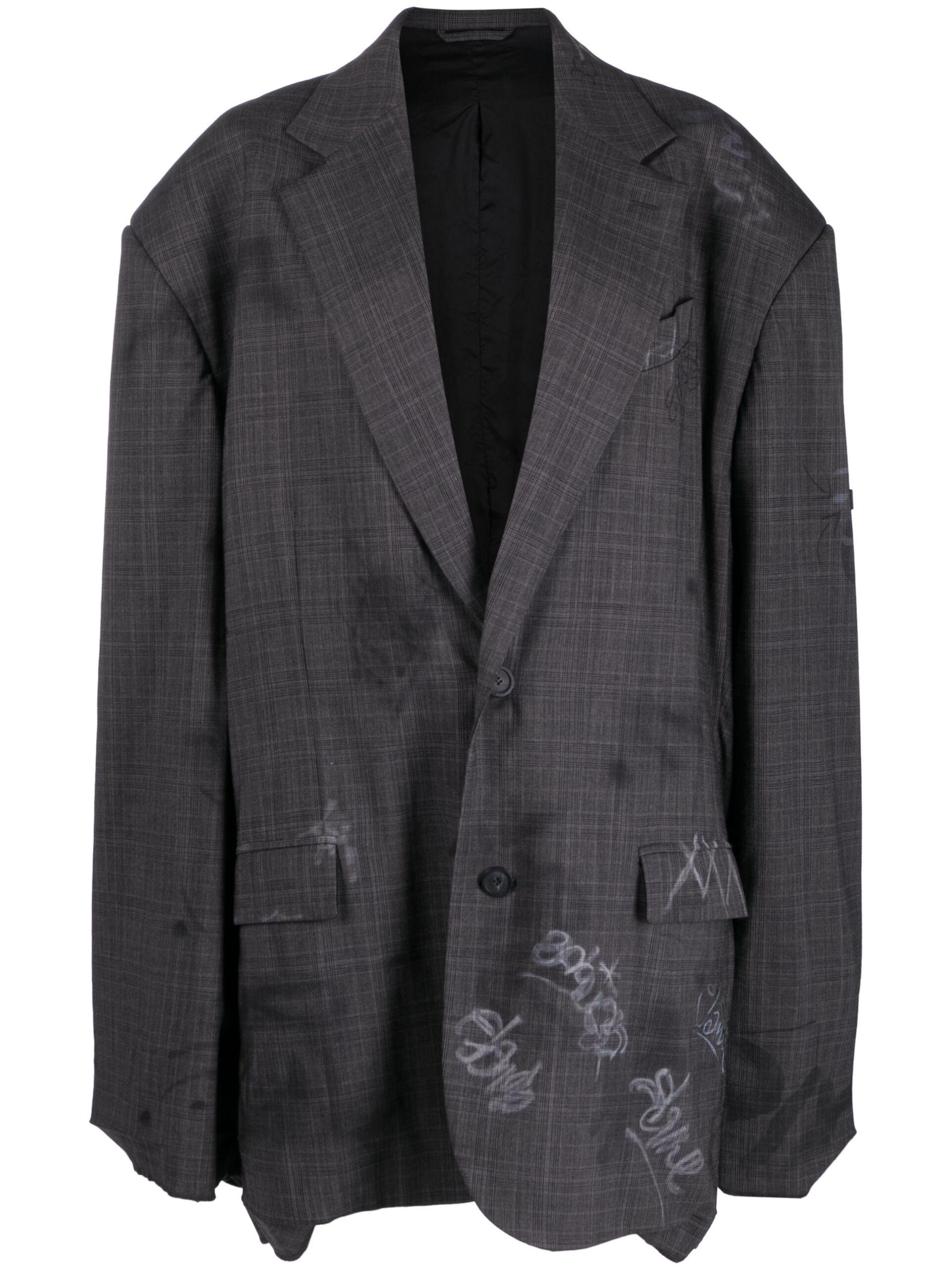 ジャケット BALENCIAGA BLACK BARATHEA OVERSIZE CINCHED BLAZER Balenciaga Black Barathe Oversize Cinched Blazer – LOZURI®