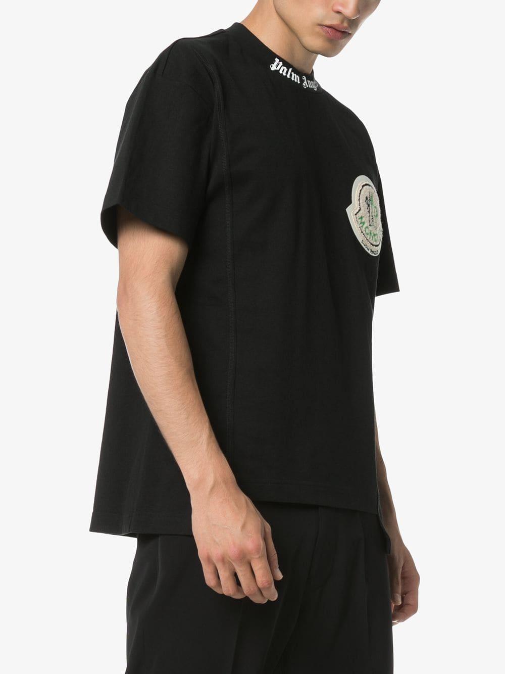 Moncler Genius X Palm Angels Mind Control T-shirt in Black Moncler Genius X Palm Angels Mind Control T-shirt in Black
